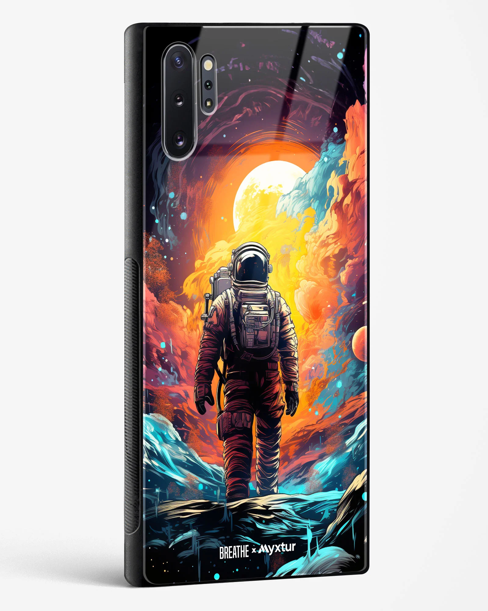 Technicolor Space Adventure [BREATHE] Glass Case Phone Cover (Samsung) - Image 162