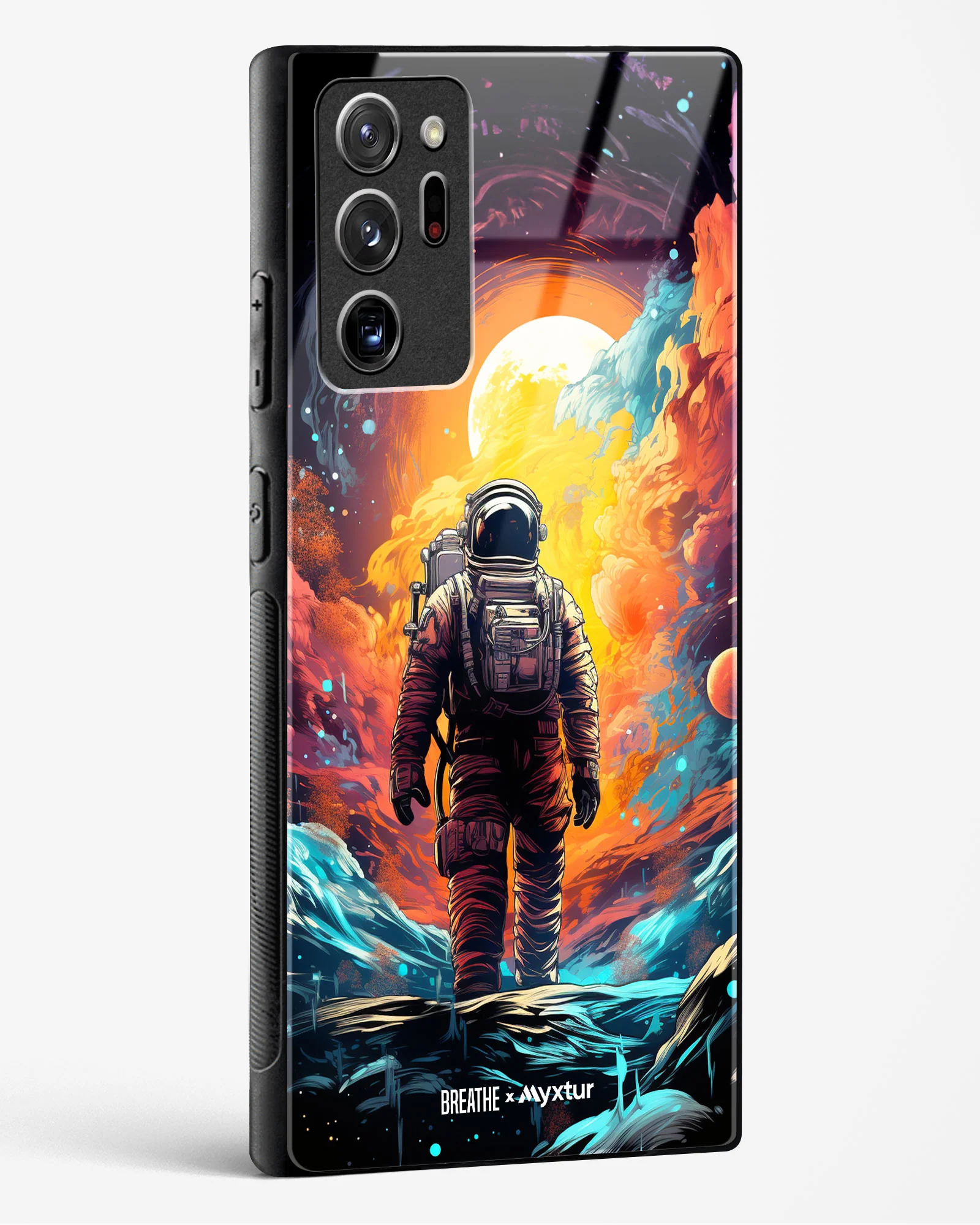 Technicolor Space Adventure [BREATHE] Glass Case Phone Cover (Samsung) - Image 166