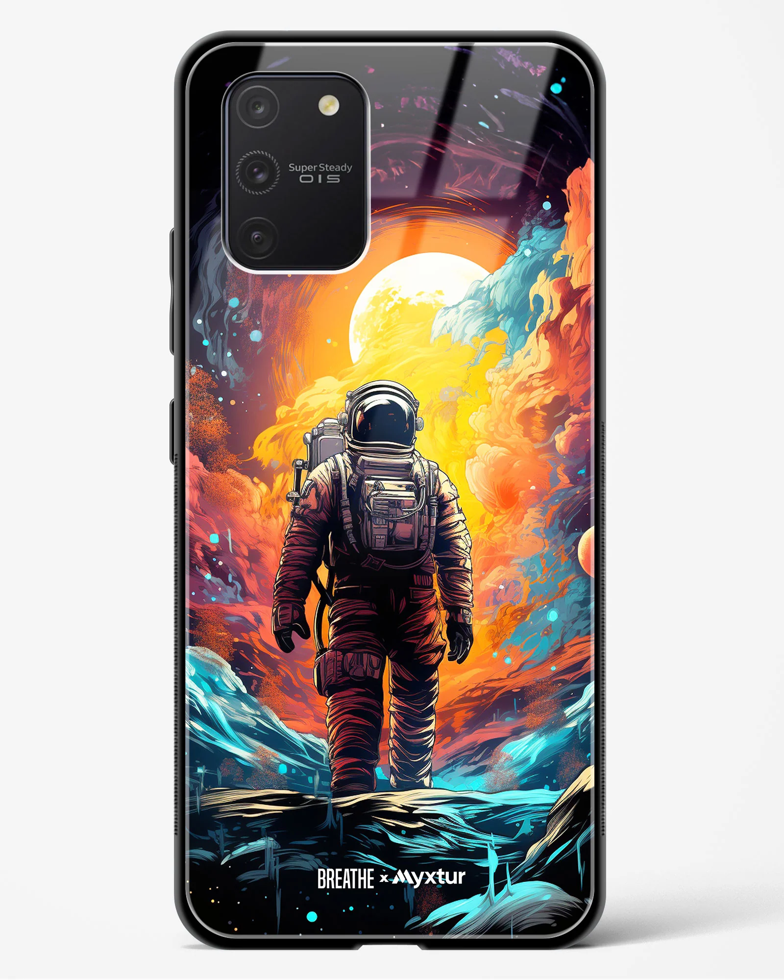 Technicolor Space Adventure [BREATHE] Glass Case Phone Cover (Samsung) - Image 171