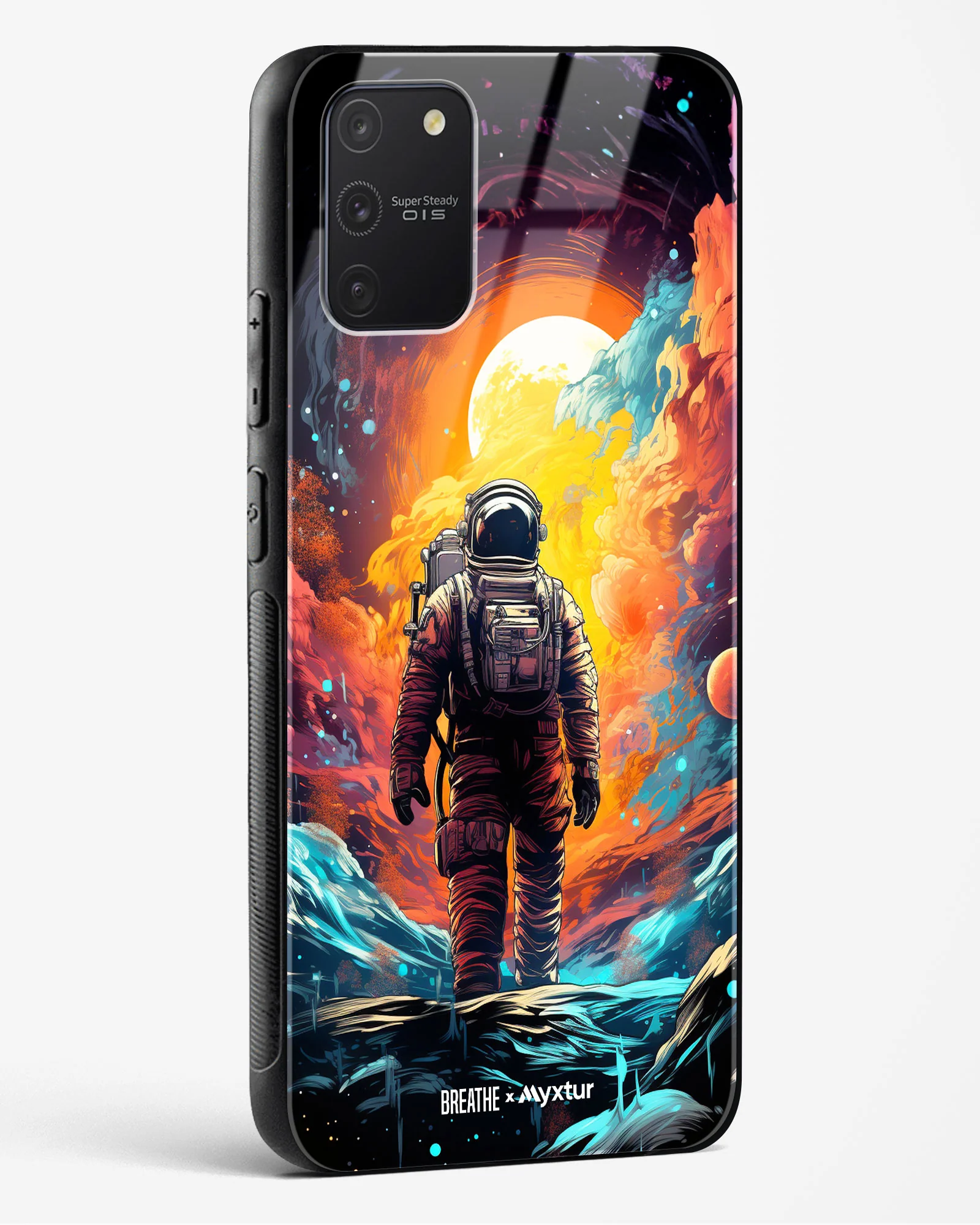 Technicolor Space Adventure [BREATHE] Glass Case Phone Cover (Samsung) - Image 172