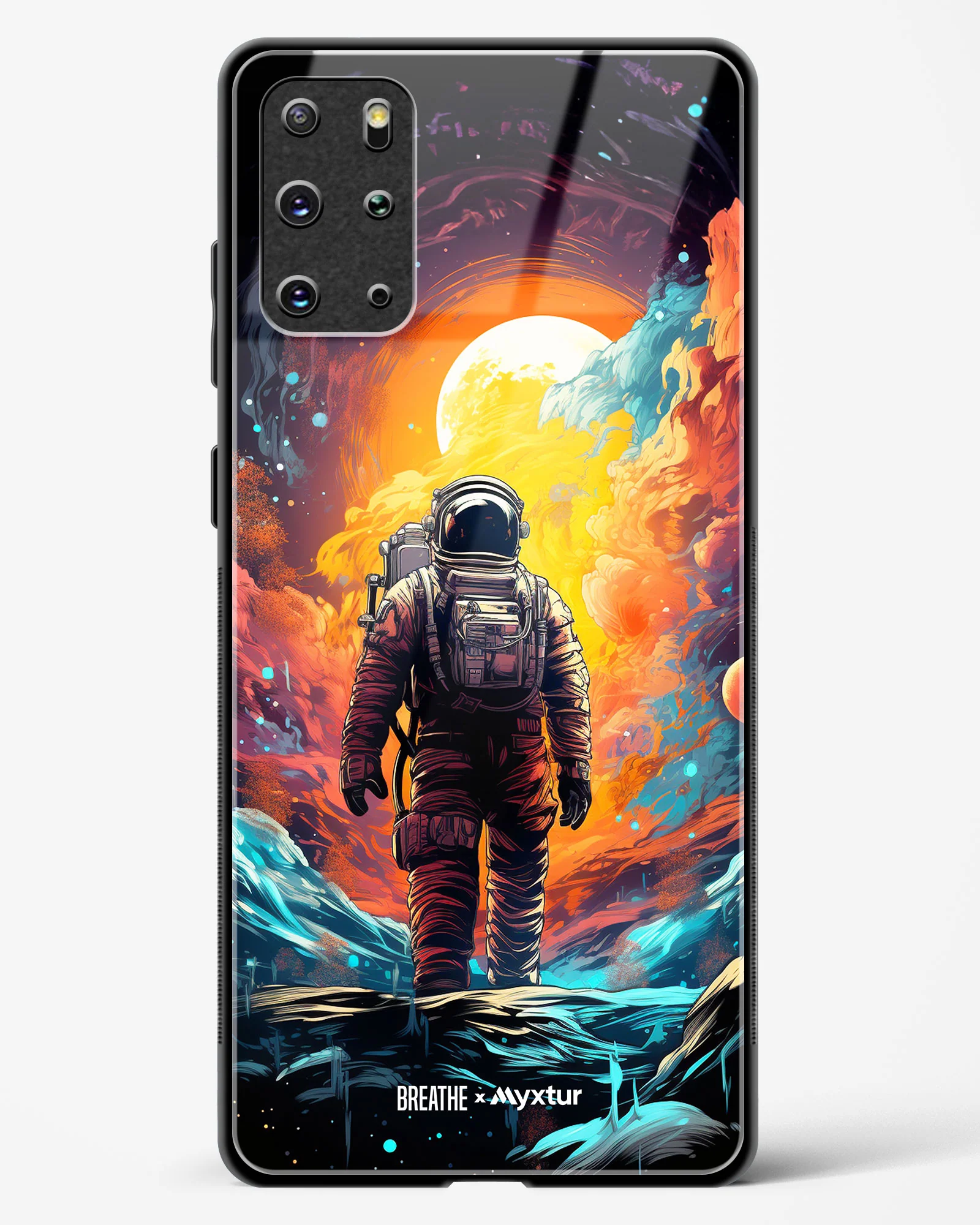 Technicolor Space Adventure [BREATHE] Glass Case Phone Cover (Samsung) - Image 179