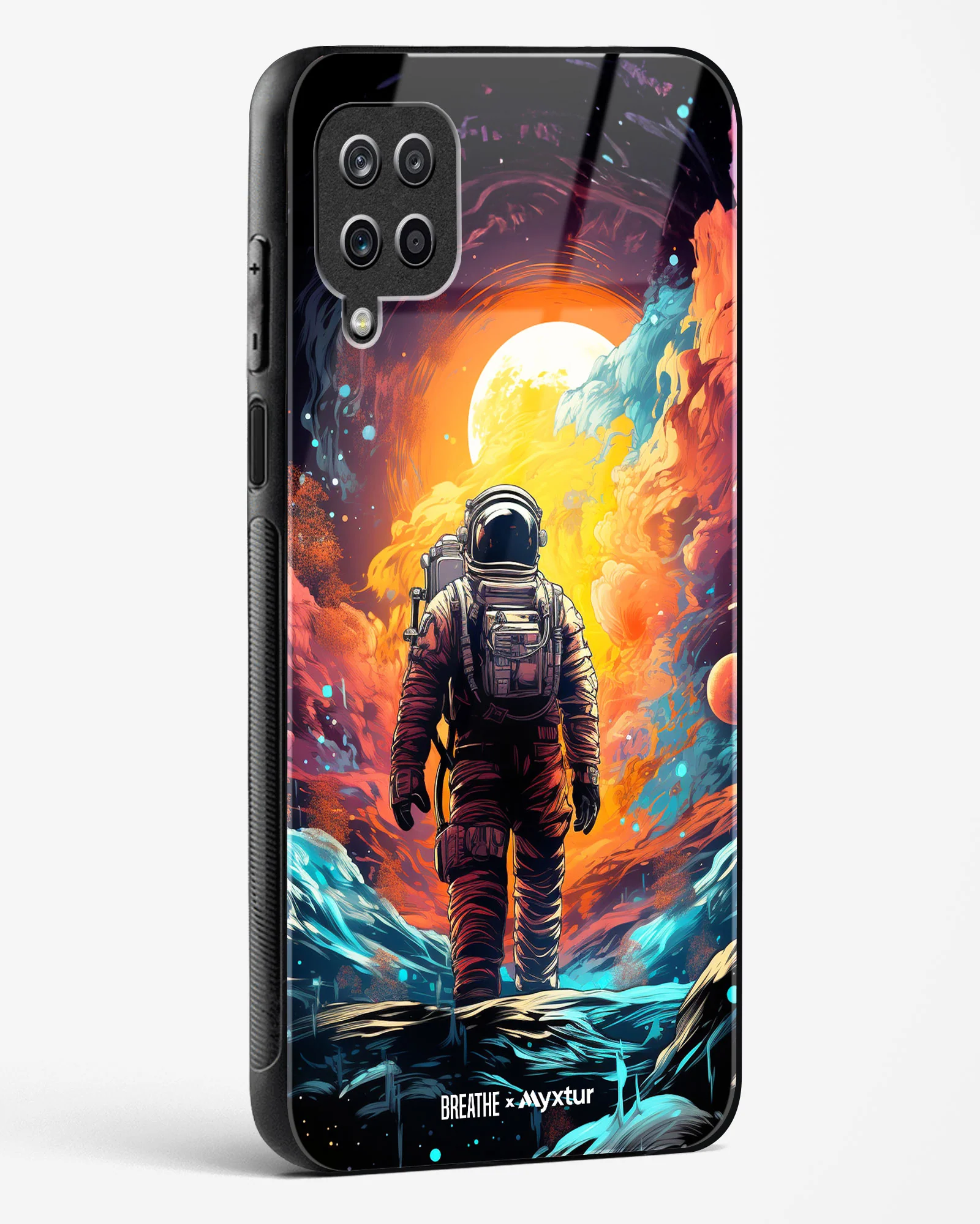 Technicolor Space Adventure [BREATHE] Glass Case Phone Cover (Samsung) - Image 18