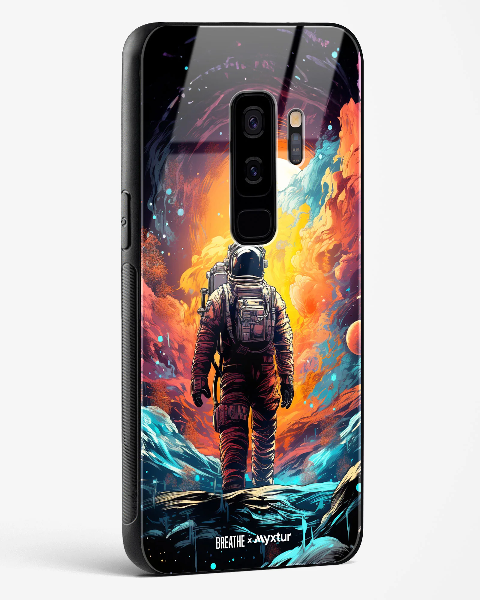 Technicolor Space Adventure [BREATHE] Glass Case Phone Cover (Samsung) - Image 232