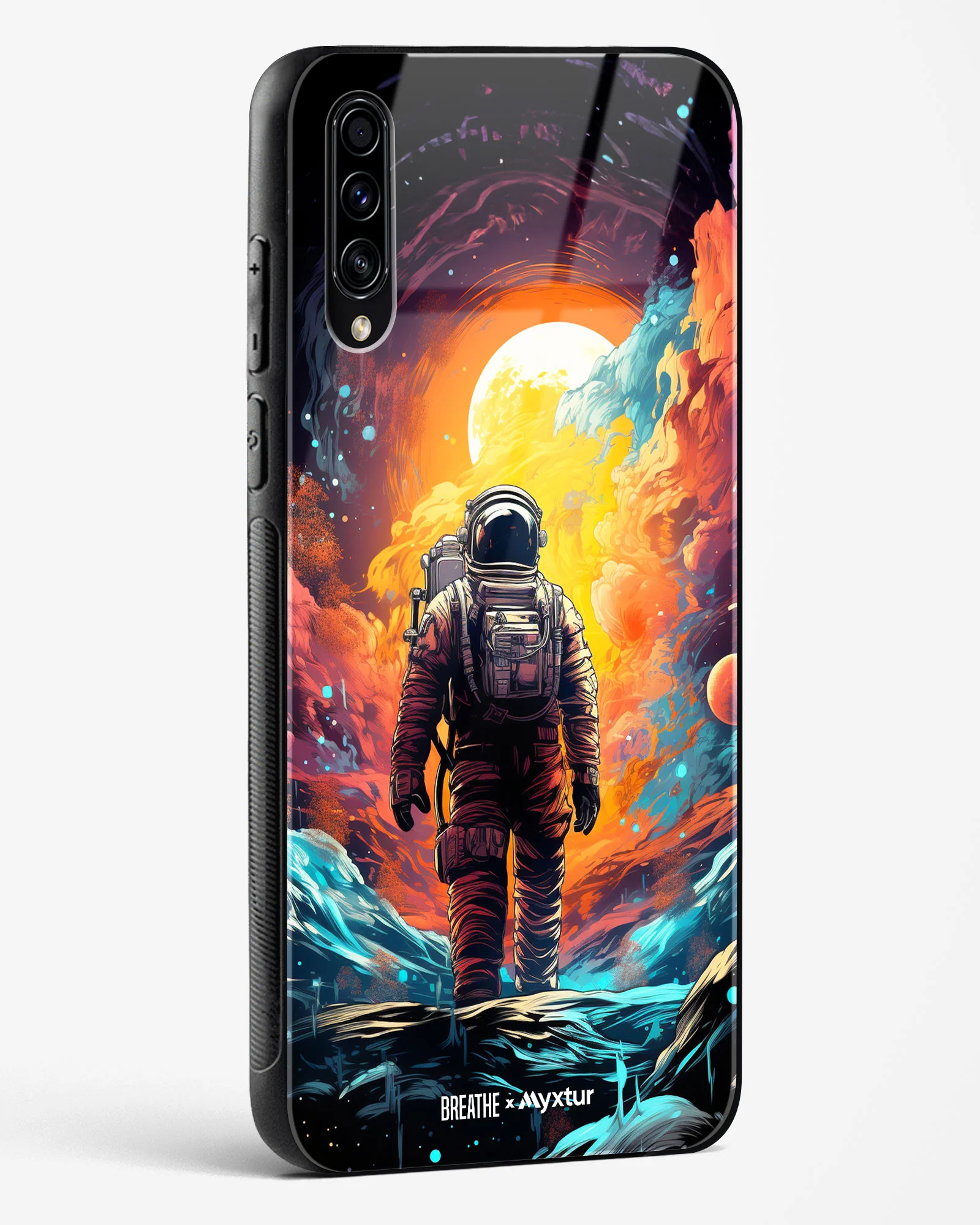 Technicolor Space Adventure [BREATHE] Glass Case Phone Cover (Samsung) - Image 38