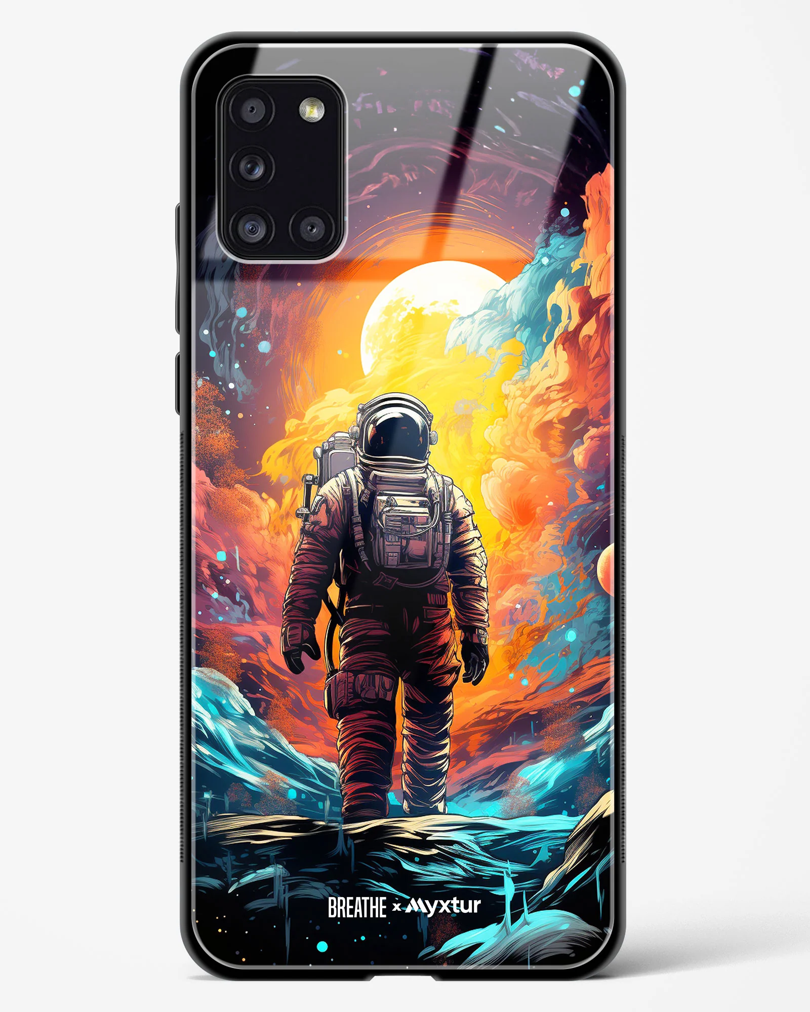 Technicolor Space Adventure [BREATHE] Glass Case Phone Cover (Samsung) - Image 39