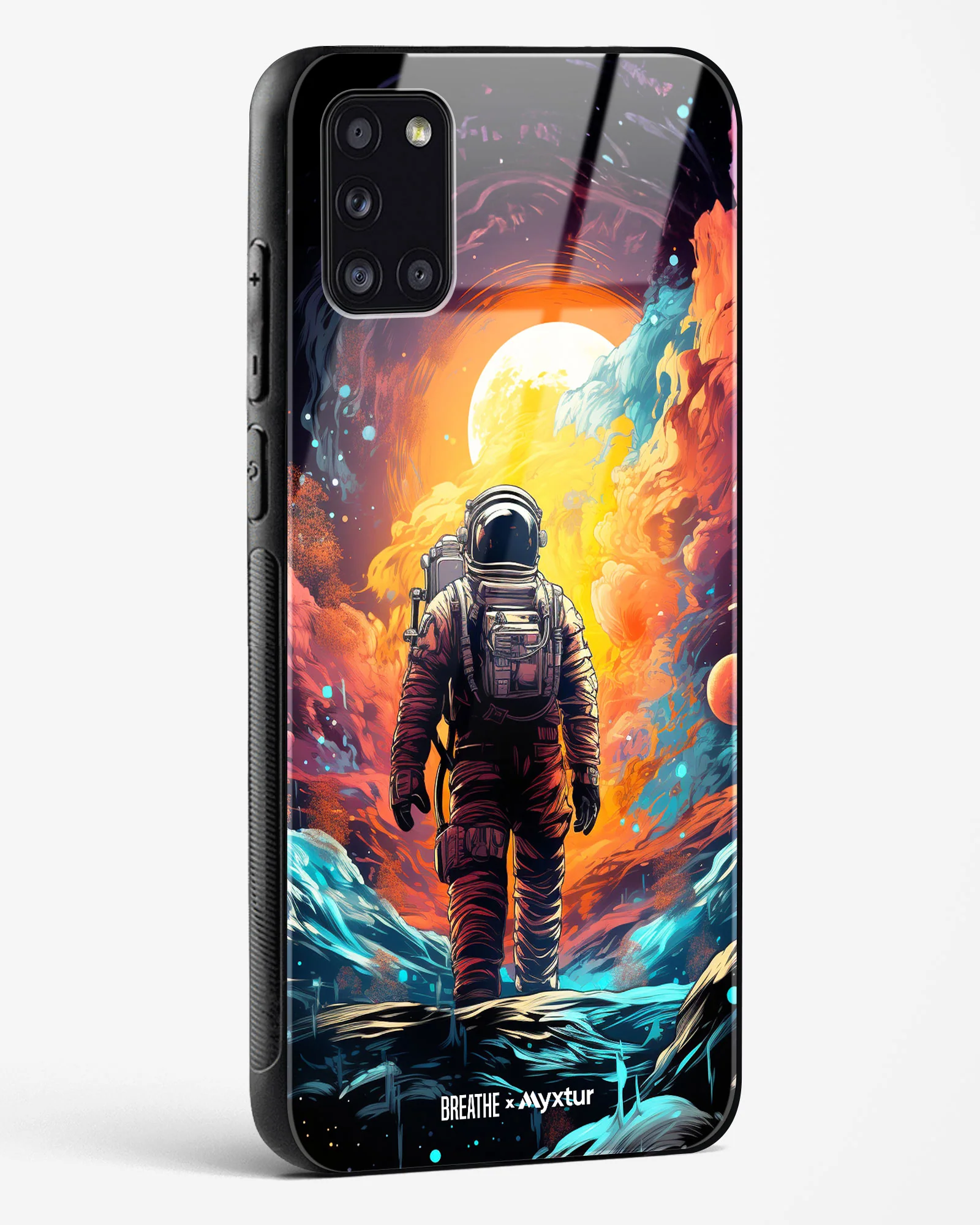 Technicolor Space Adventure [BREATHE] Glass Case Phone Cover (Samsung) - Image 40