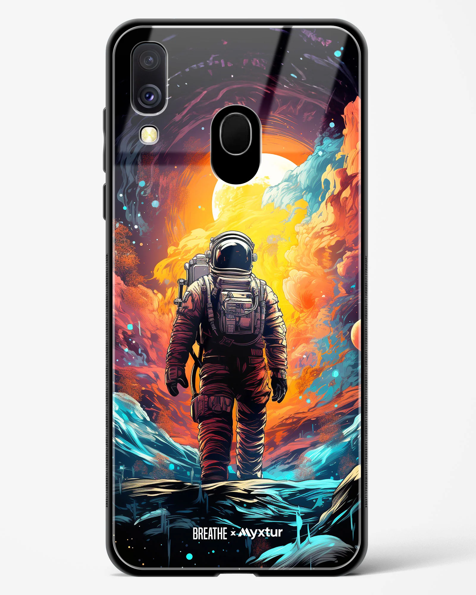 Technicolor Space Adventure [BREATHE] Glass Case Phone Cover (Samsung) - Image 51