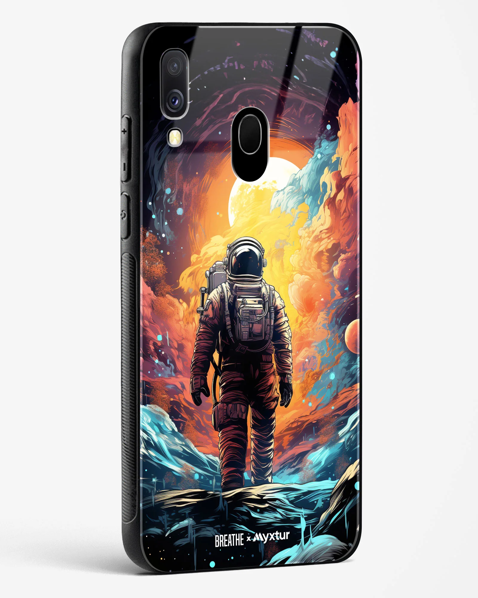 Technicolor Space Adventure [BREATHE] Glass Case Phone Cover (Samsung) - Image 52
