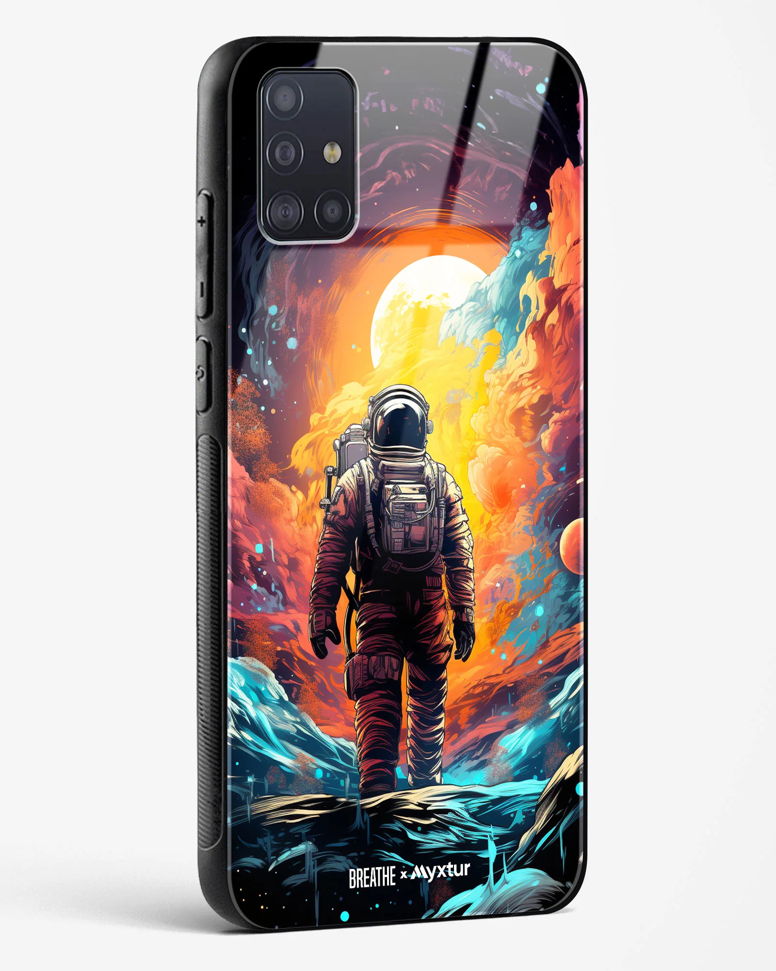 Technicolor Space Adventure [BREATHE] Glass Case Phone Cover (Samsung) - Image 58