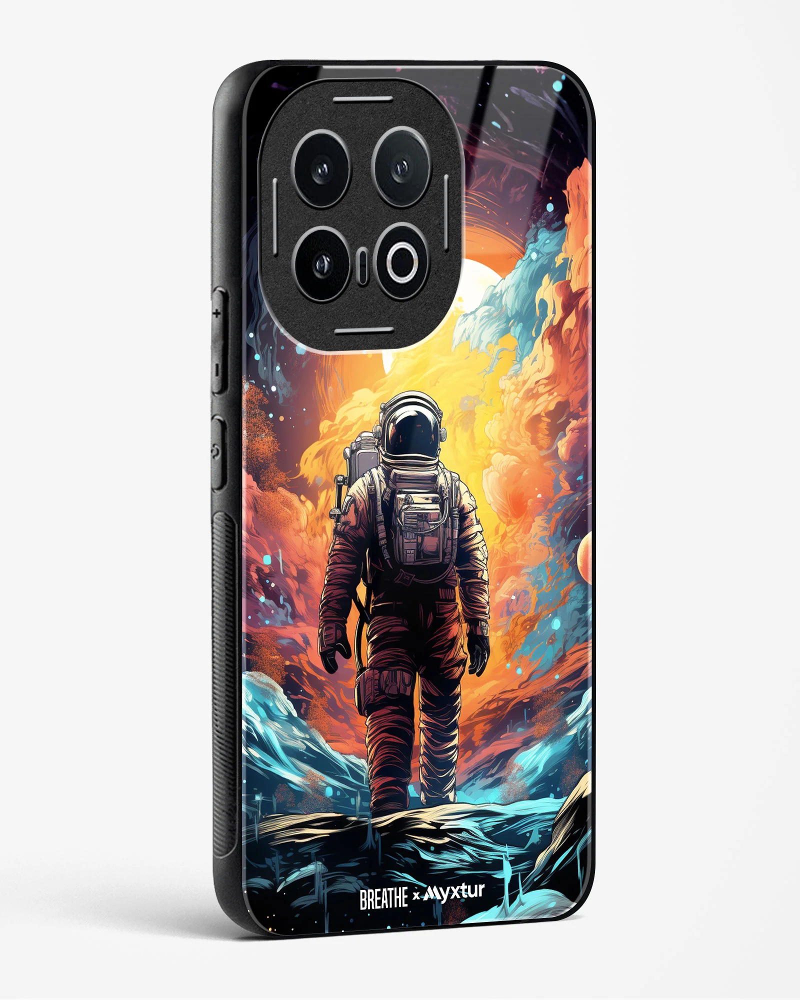Technicolor Space Adventure [BREATHE] Glass Case Phone Cover (Vivo) - Image 38