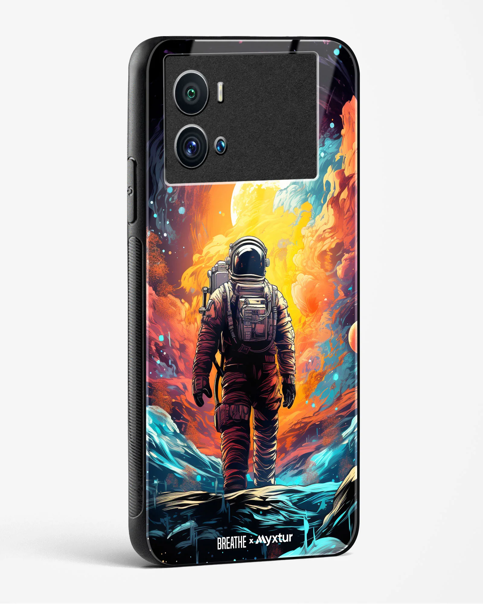 Technicolor Space Adventure [BREATHE] Glass Case Phone Cover (Vivo) - Image 48