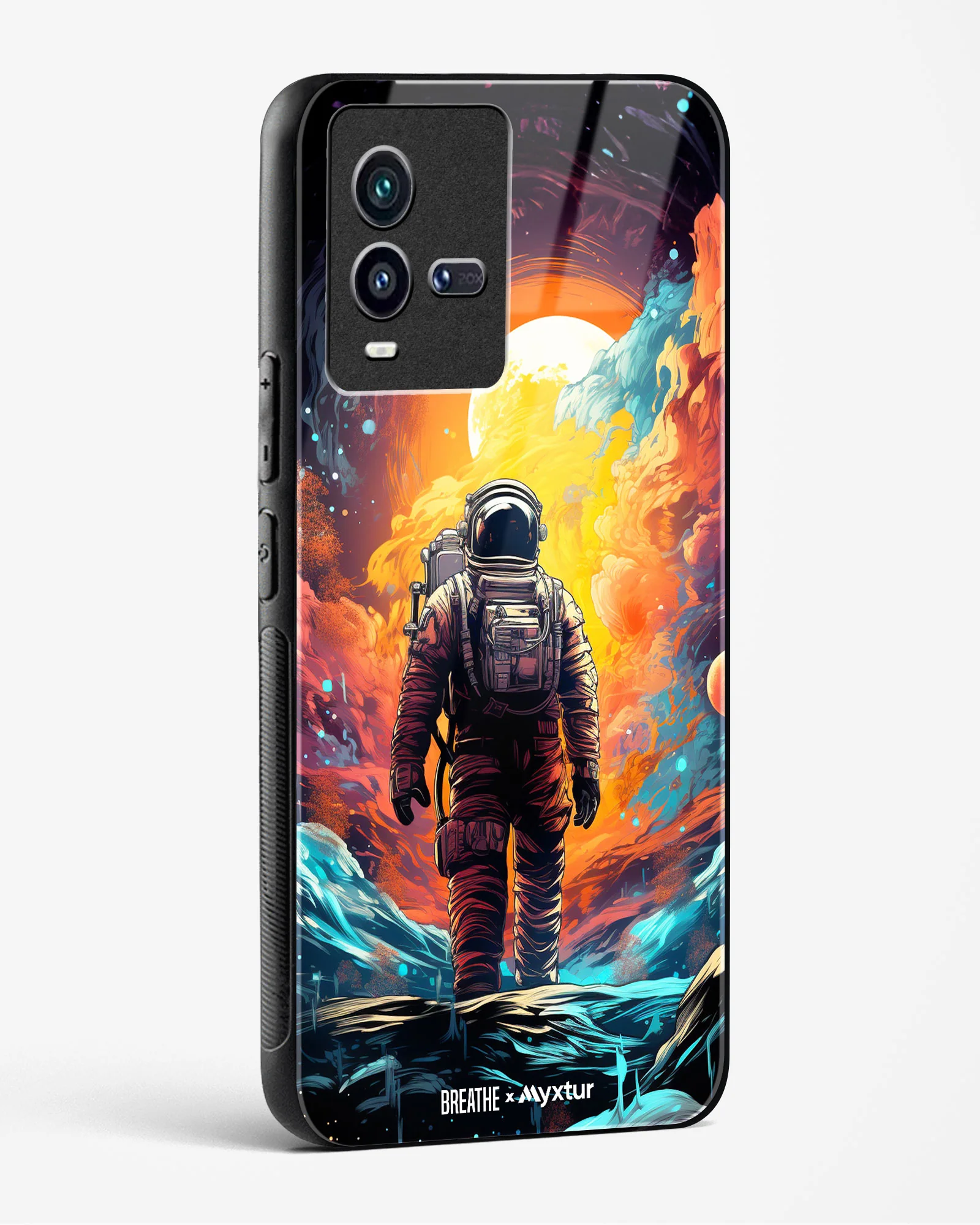 Technicolor Space Adventure [BREATHE] Glass Case Phone Cover (Vivo) - Image 52