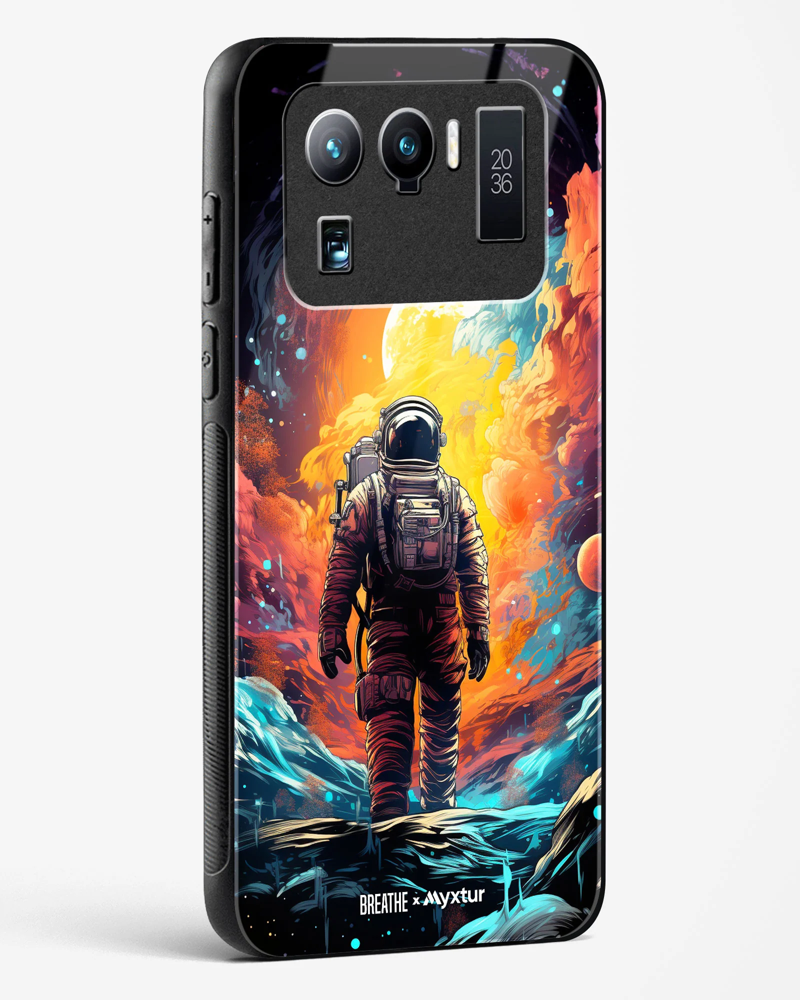 Technicolor Space Adventure [BREATHE] Glass Case Phone Cover (Xiaomi) - Image 10