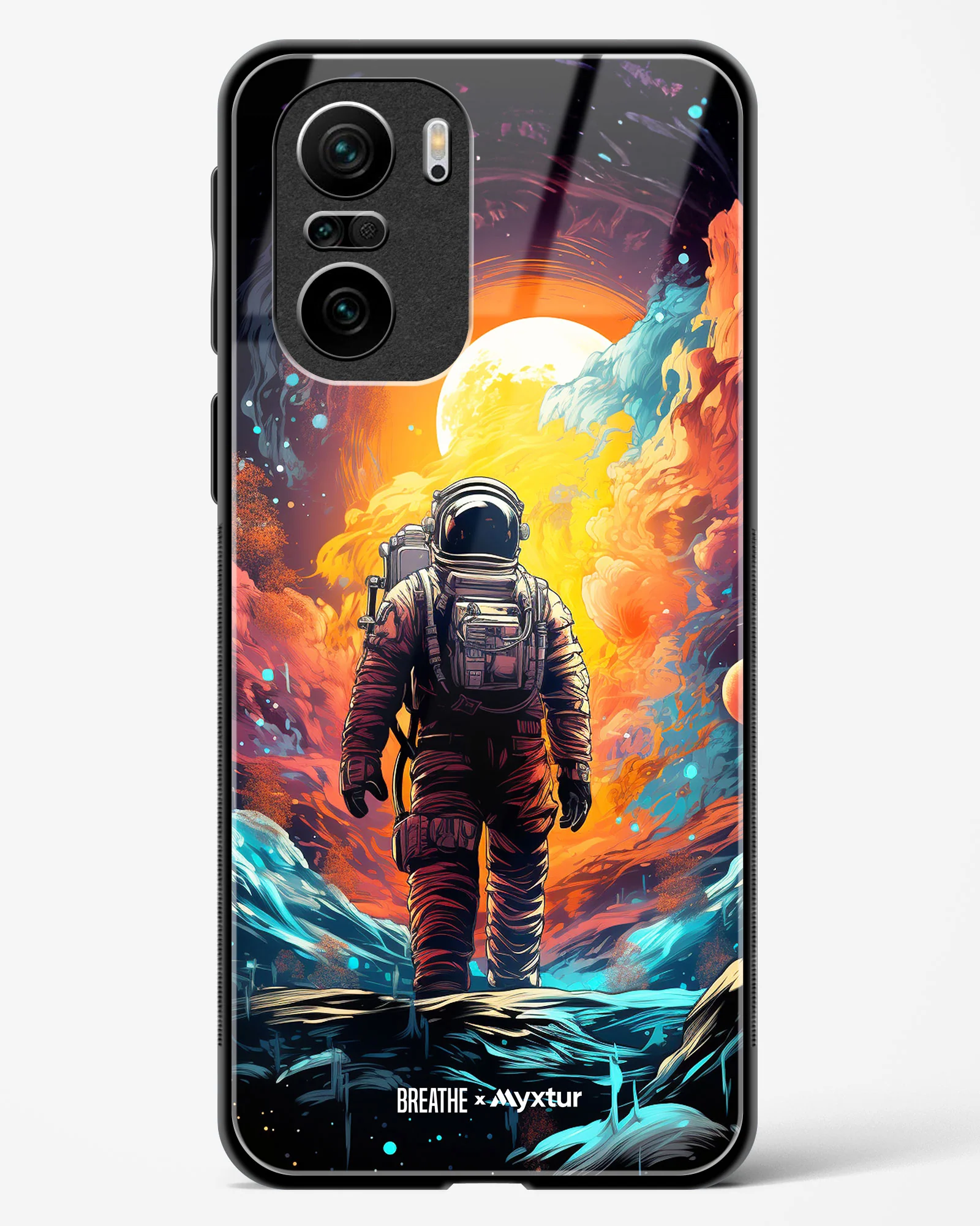 Technicolor Space Adventure [BREATHE] Glass Case Phone Cover (Xiaomi) - Image 11