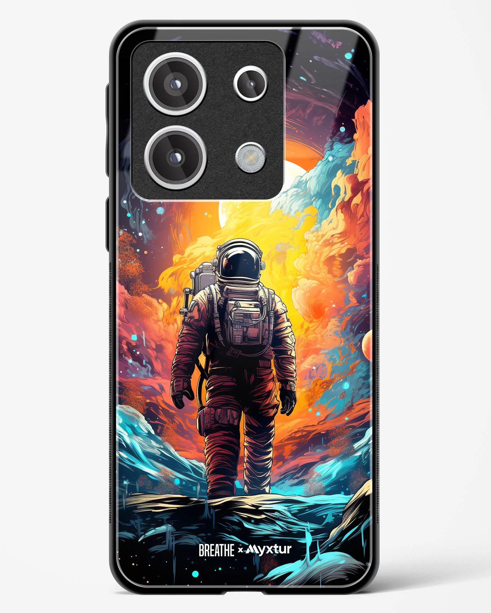 Technicolor Space Adventure [BREATHE] Glass Case Phone Cover (Xiaomi) - Image 119
