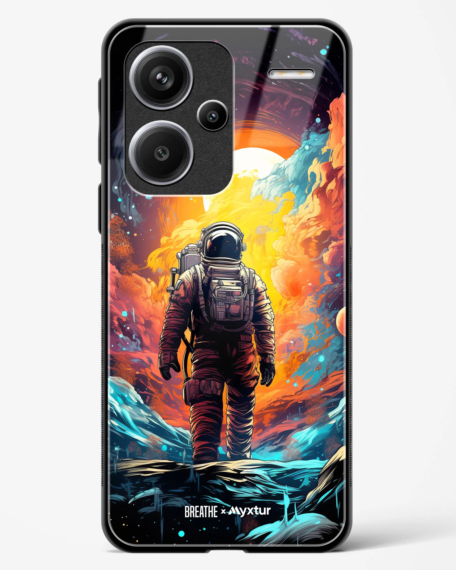 Technicolor Space Adventure [BREATHE] Glass Case Phone Cover (Xiaomi) - Image 123