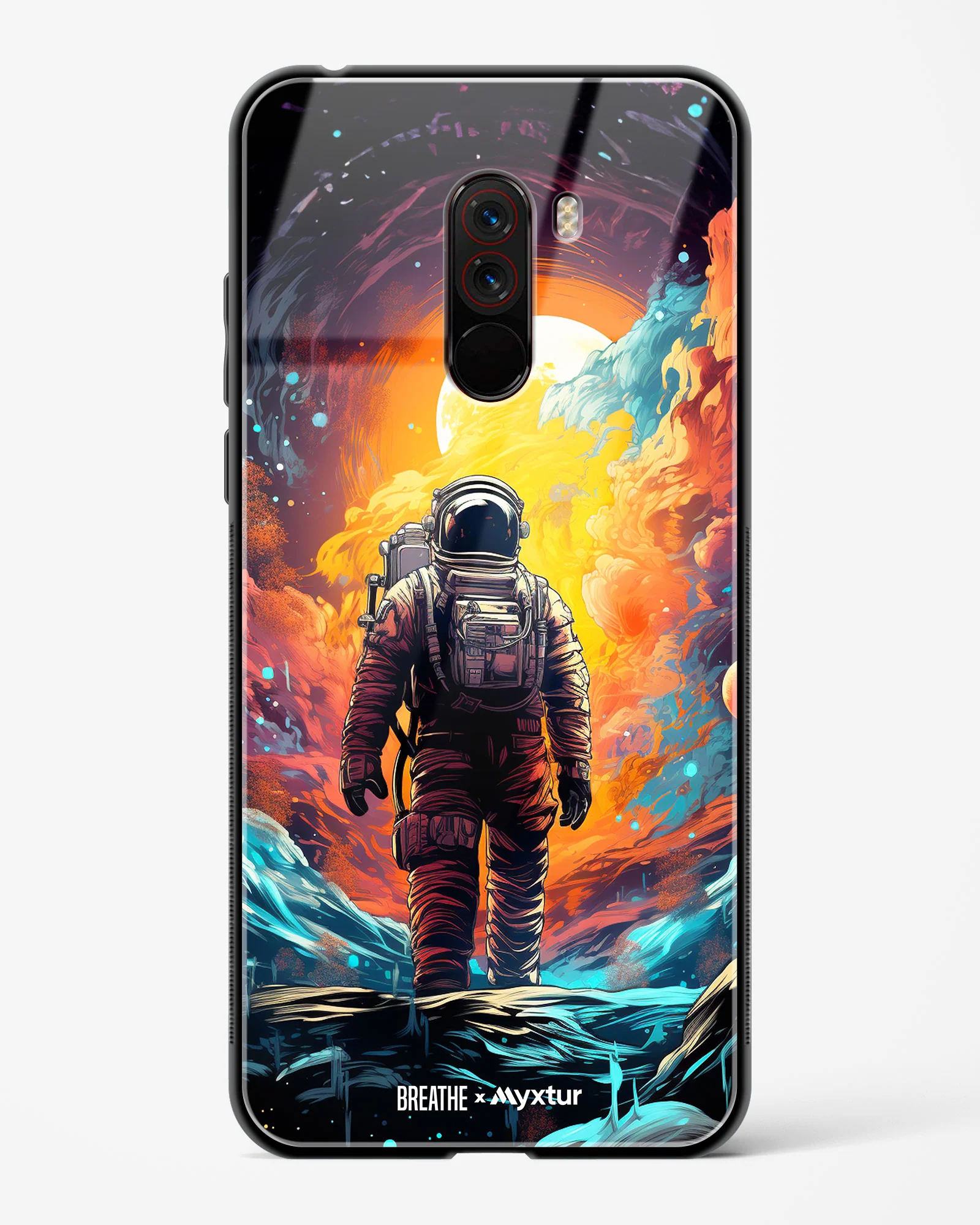 Technicolor Space Adventure [BREATHE] Glass Case Phone Cover (Xiaomi) - Image 17