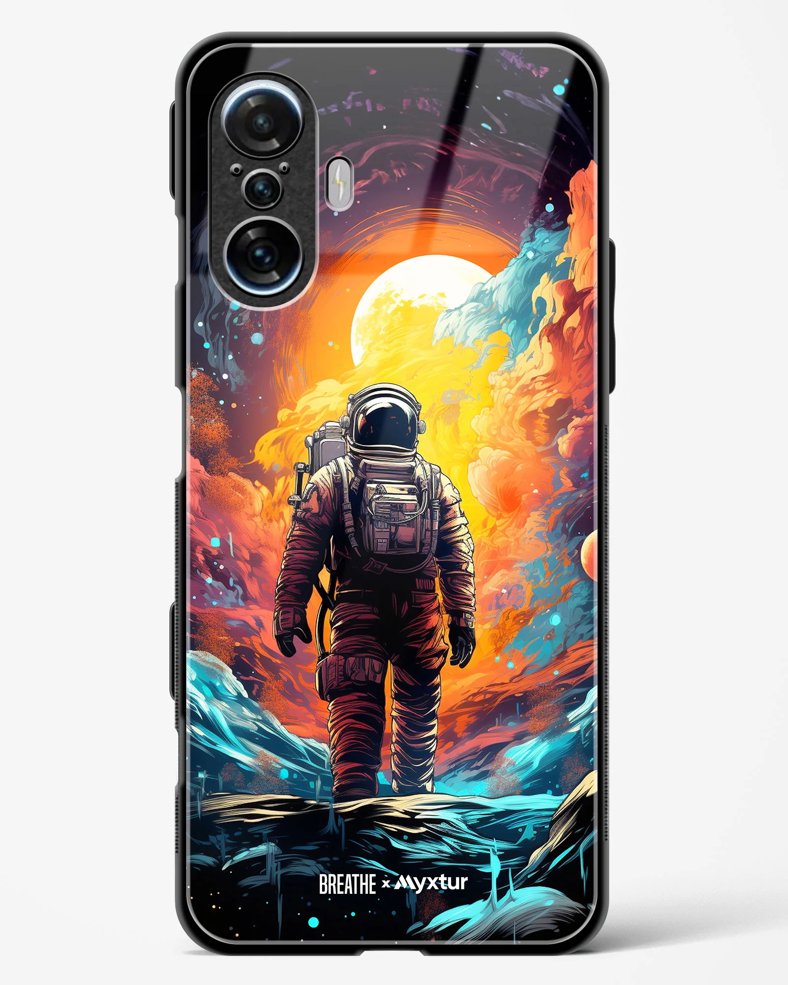 Technicolor Space Adventure [BREATHE] Glass Case Phone Cover (Xiaomi) - Image 21