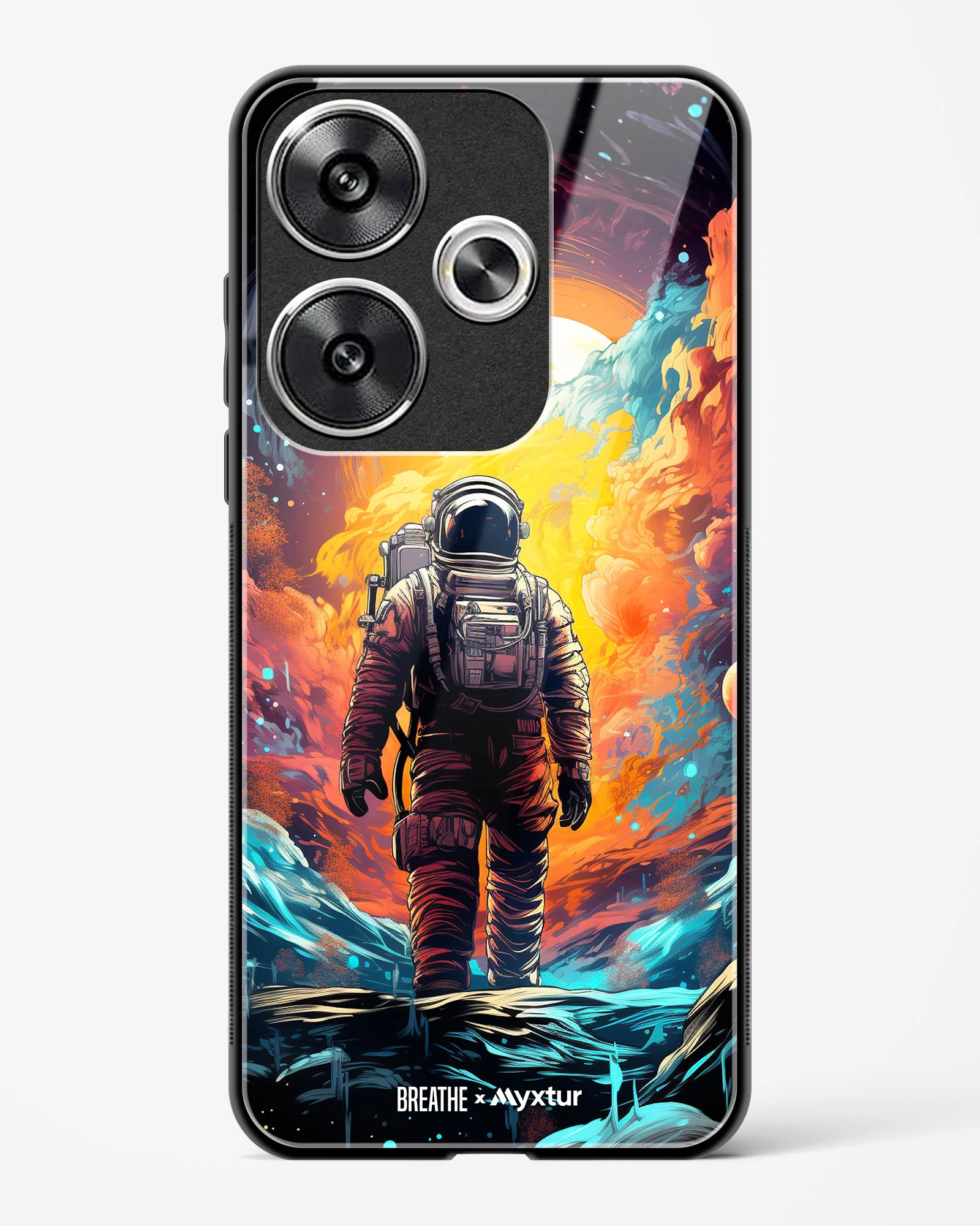 Technicolor Space Adventure [BREATHE] Glass Case Phone Cover (Xiaomi) - Image 27