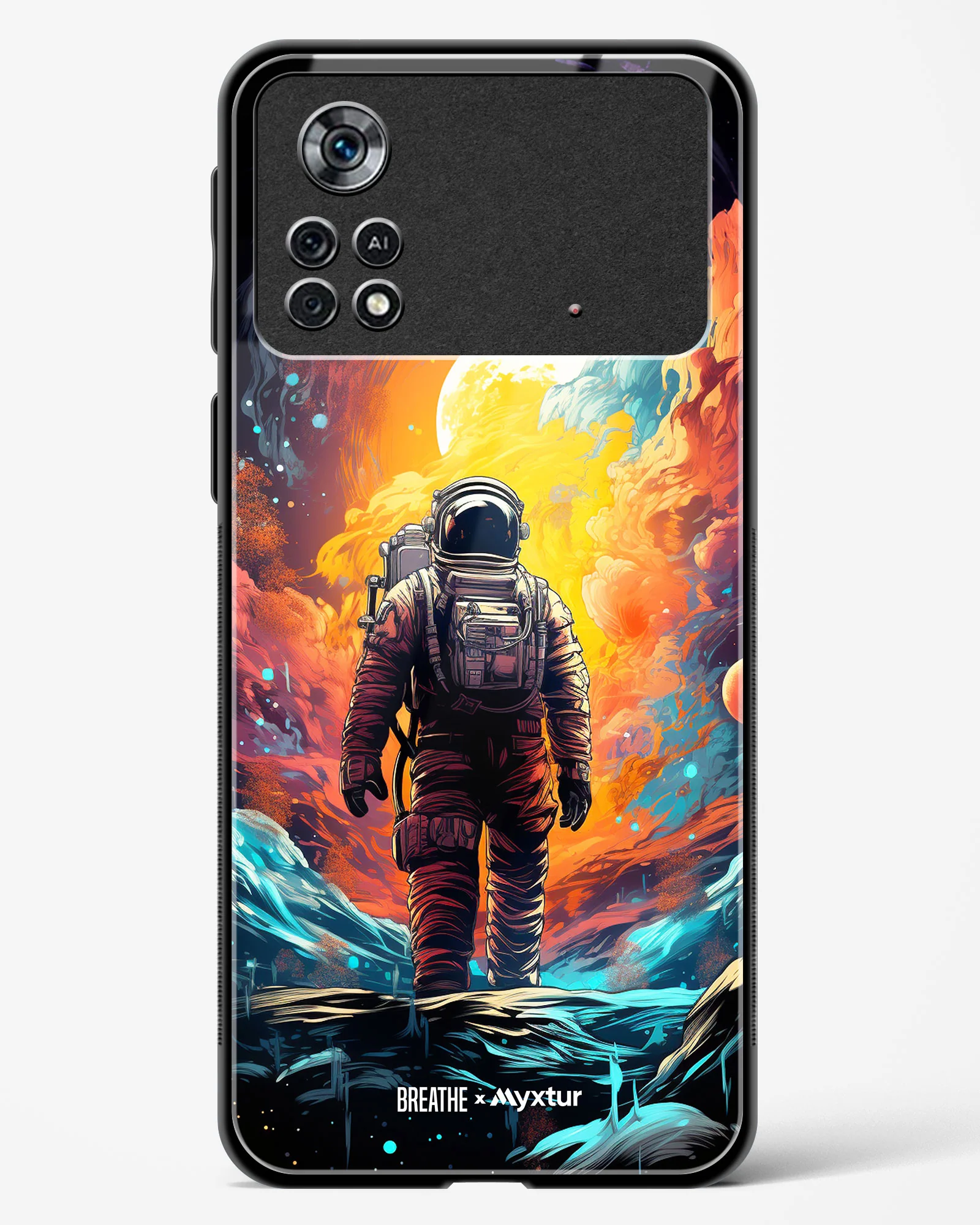 Technicolor Space Adventure [BREATHE] Glass Case Phone Cover (Xiaomi) - Image 45