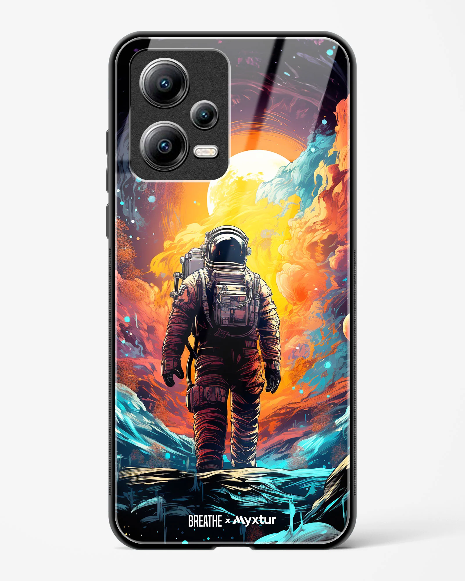 Technicolor Space Adventure [BREATHE] Glass Case Phone Cover (Xiaomi) - Image 47