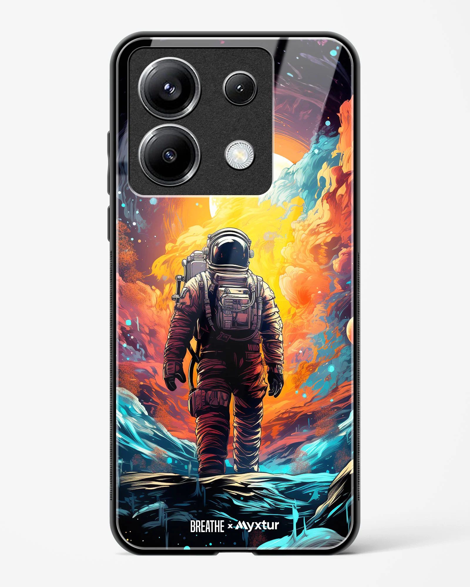 Technicolor Space Adventure [BREATHE] Glass Case Phone Cover (Xiaomi) - Image 51