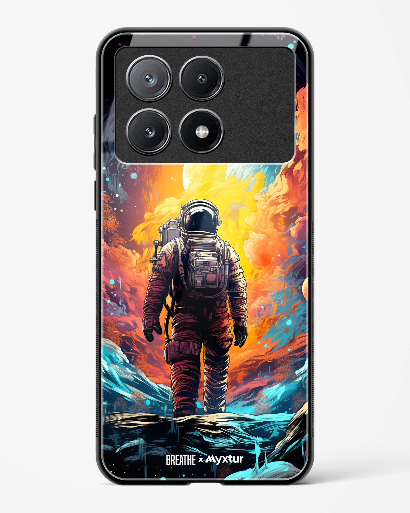 Technicolor Space Adventure [BREATHE] Glass Case Phone Cover (Xiaomi) - Image 53