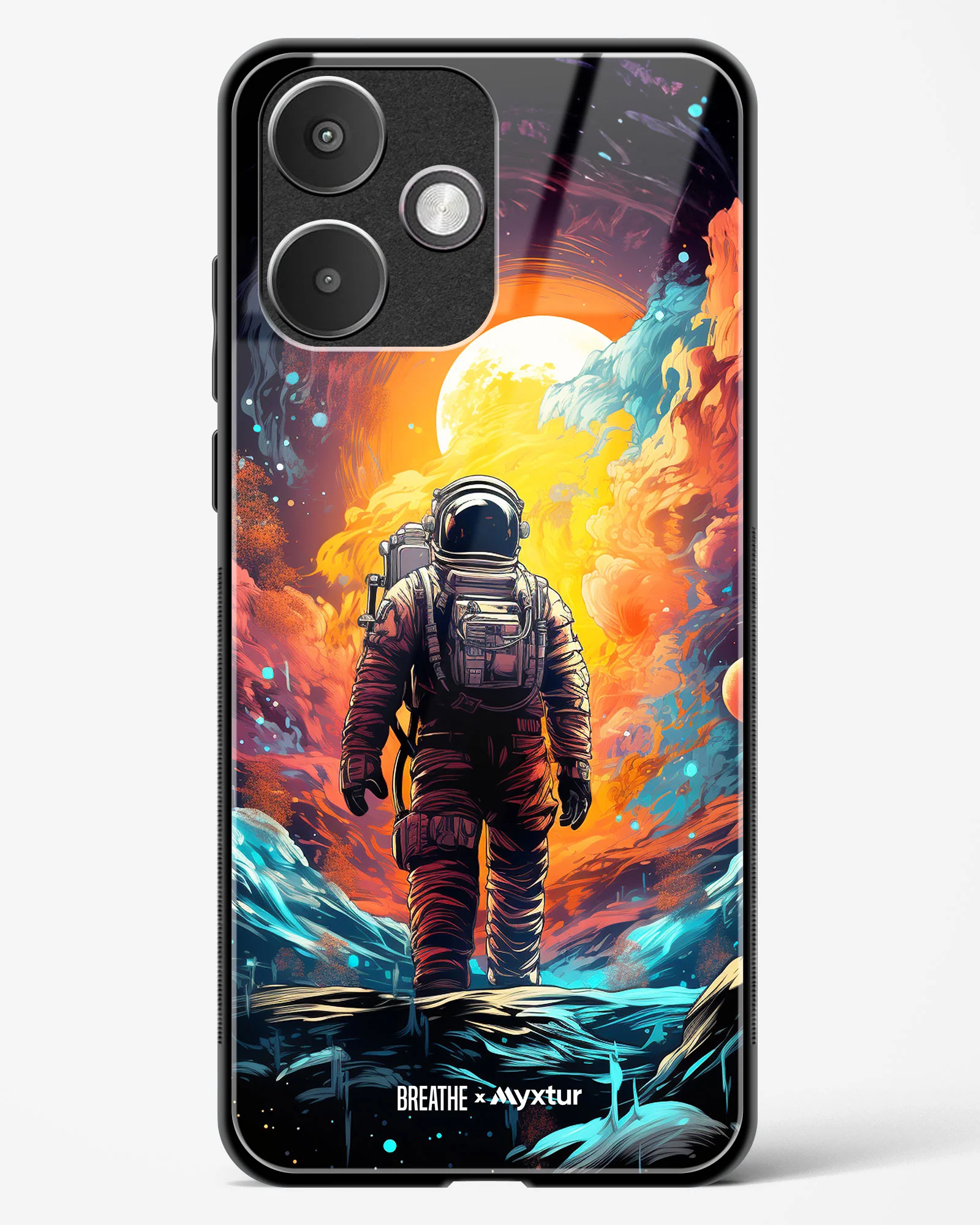 Technicolor Space Adventure [BREATHE] Glass Case Phone Cover (Xiaomi) - Image 63