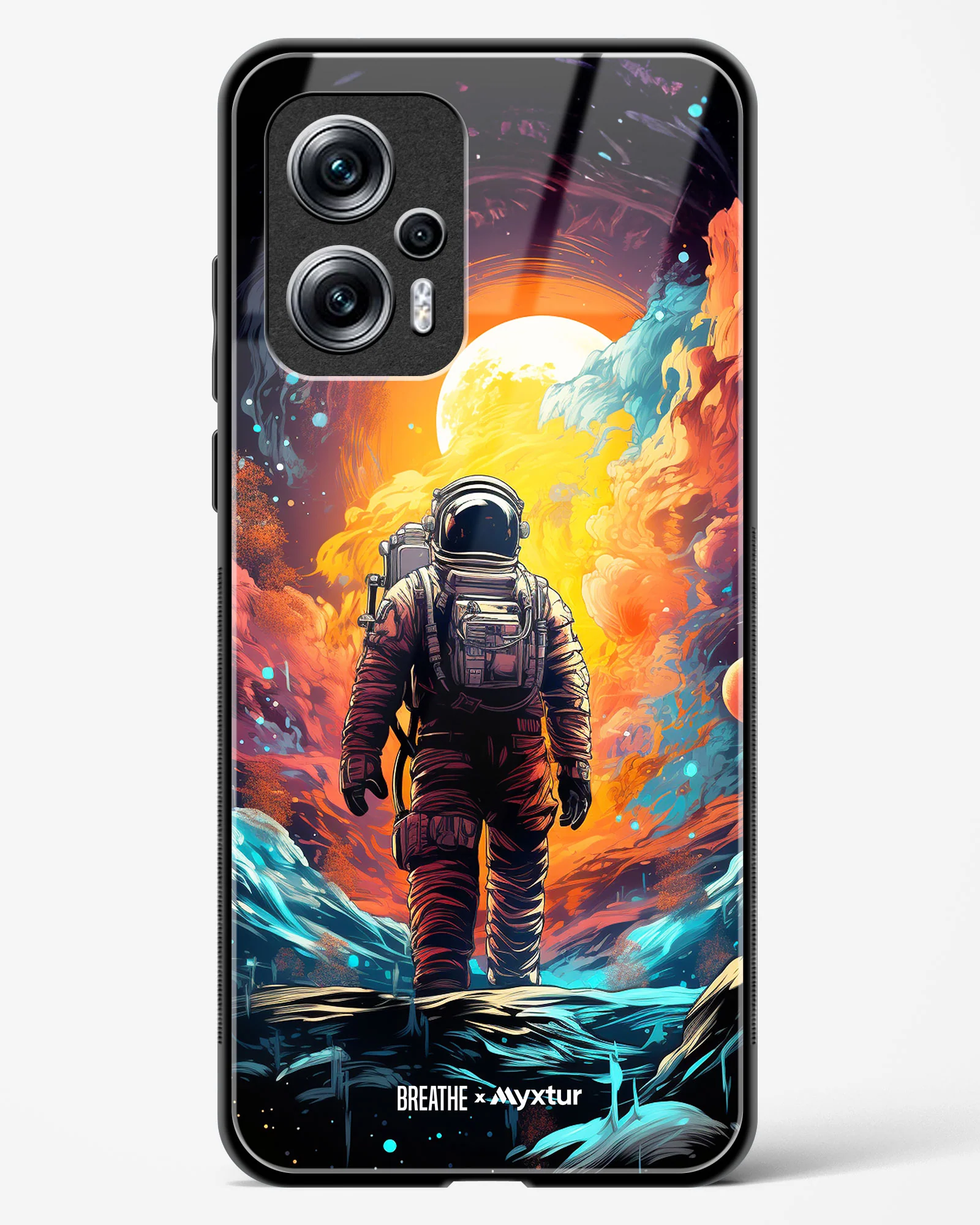 Technicolor Space Adventure [BREATHE] Glass Case Phone Cover (Xiaomi) - Image 87