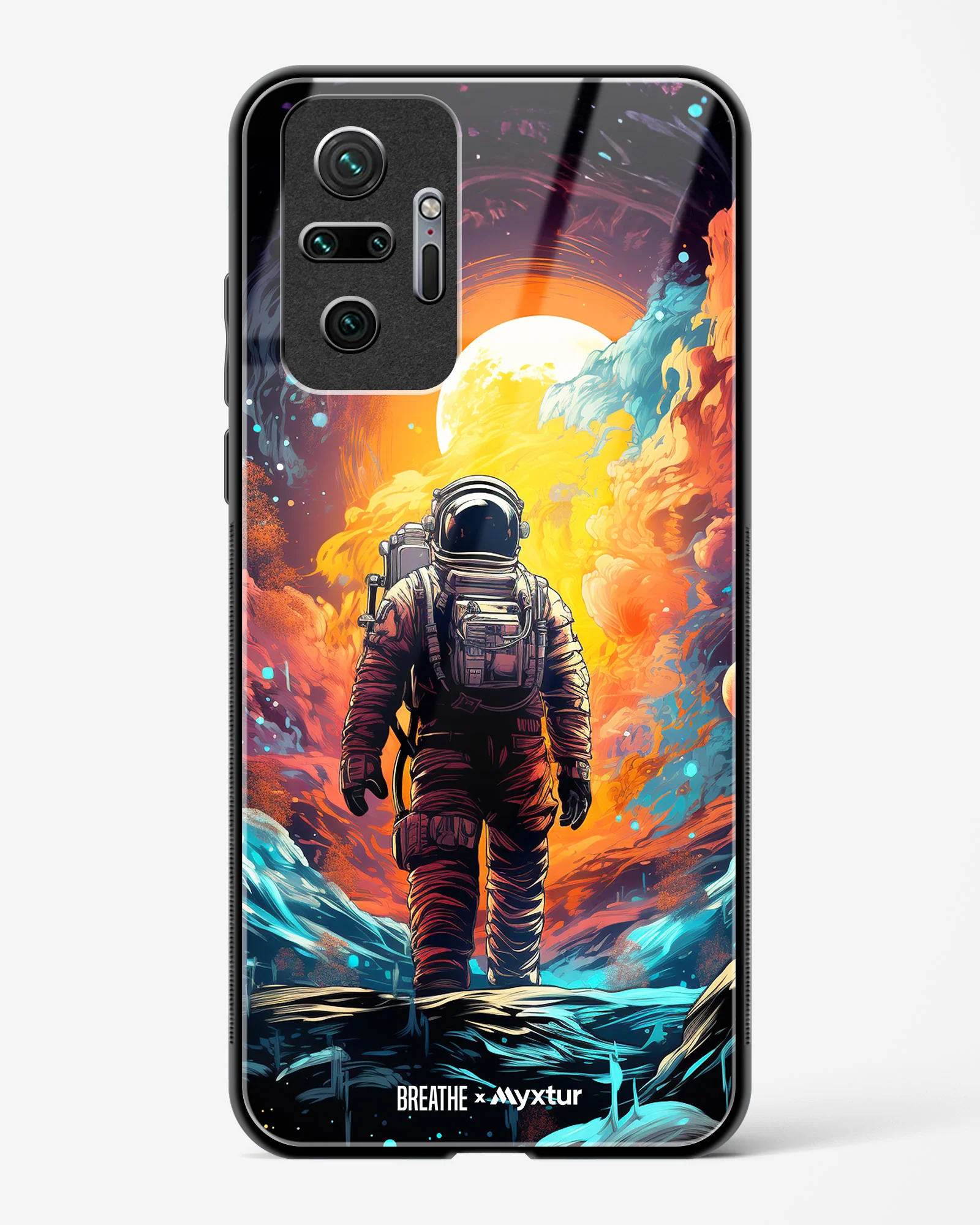 Technicolor Space Adventure [BREATHE] Glass Case Phone Cover (Xiaomi) - Image 97