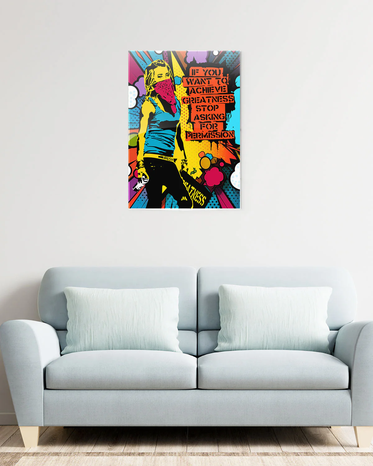 Stop Asking Permission Metal-Poster - Image 7