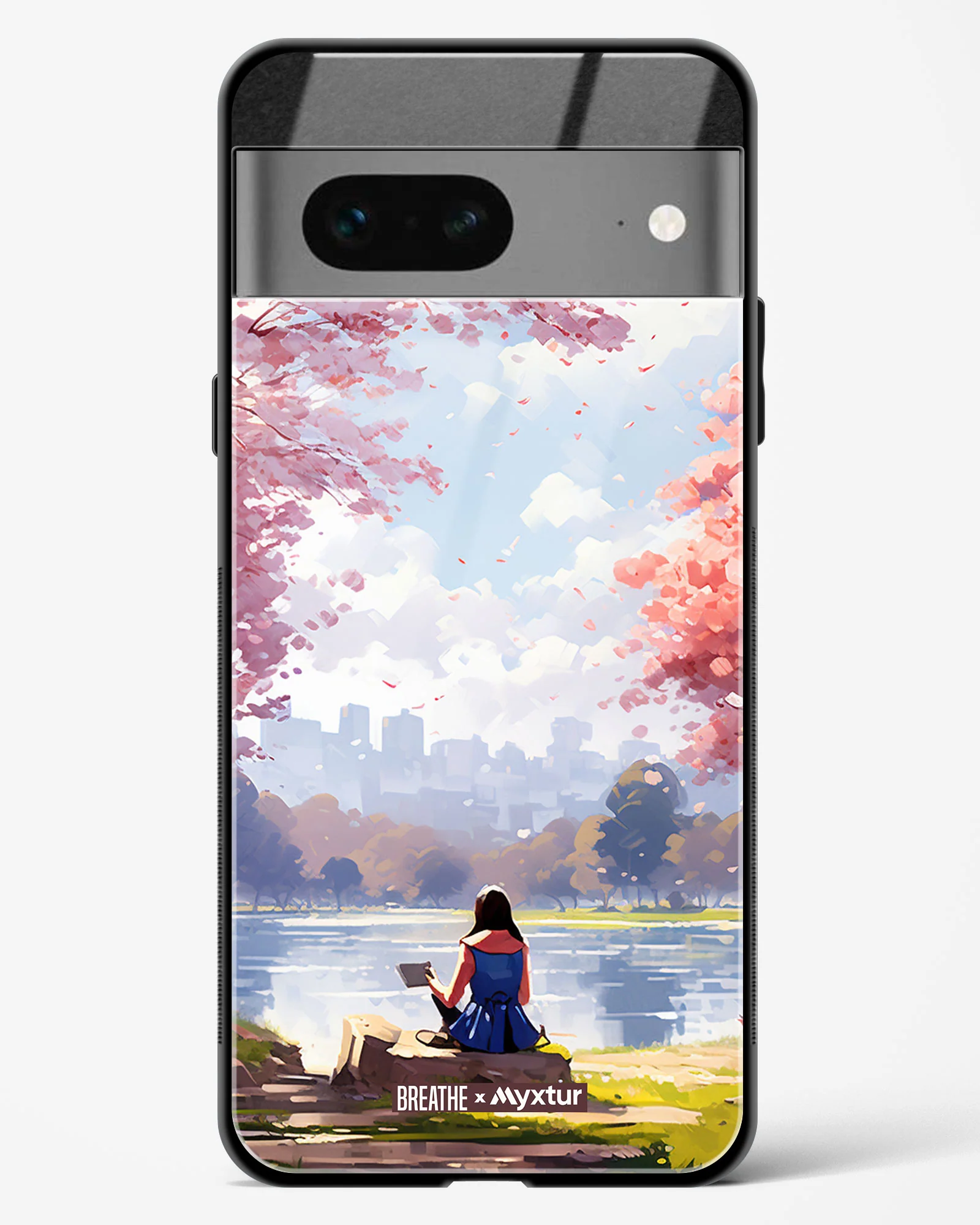 Tranquil Tales by the Stream [BREATHE] Glass Case Phone Cover (Google) - Image 13