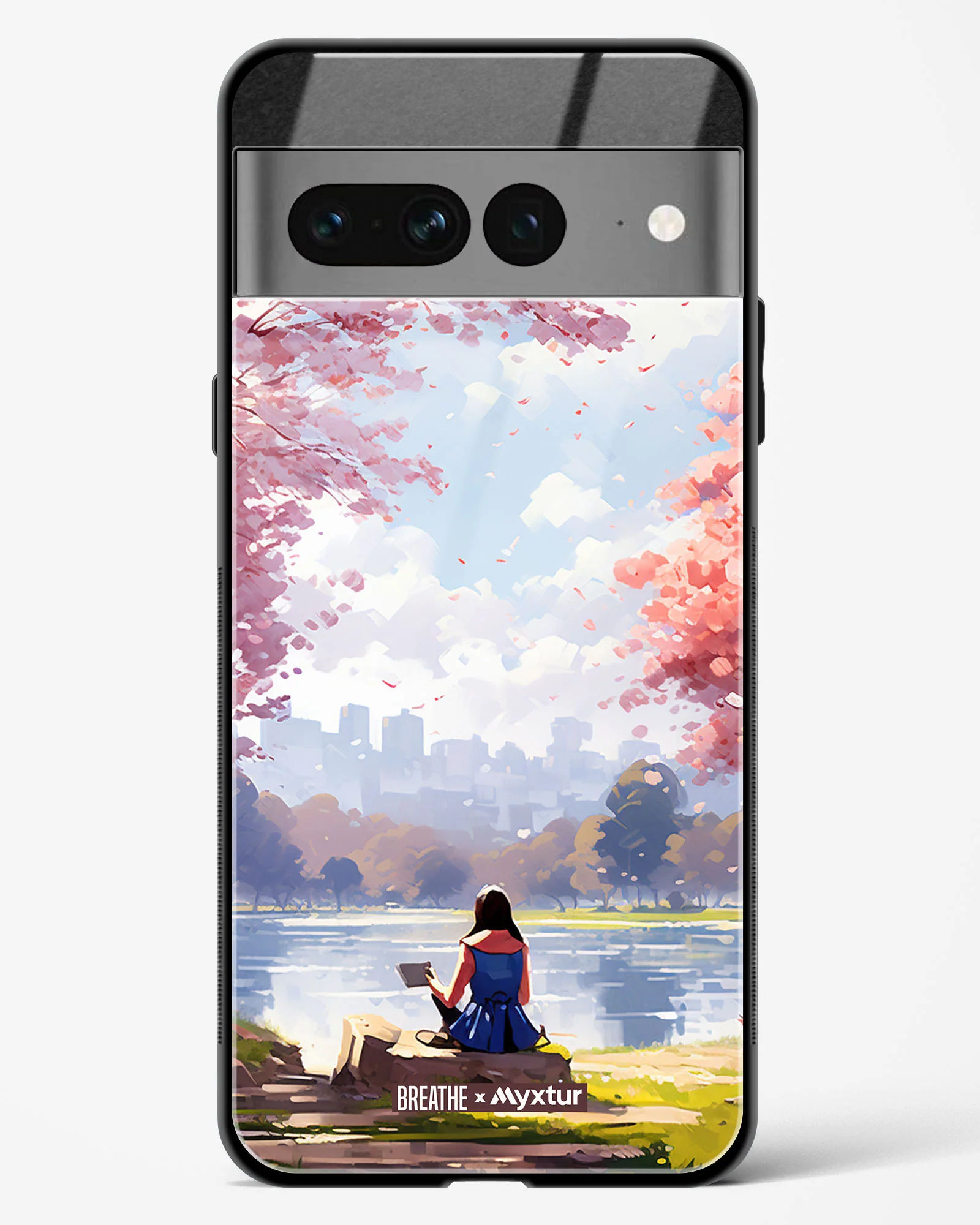 Tranquil Tales by the Stream [BREATHE] Glass Case Phone Cover (Google) - Image 15