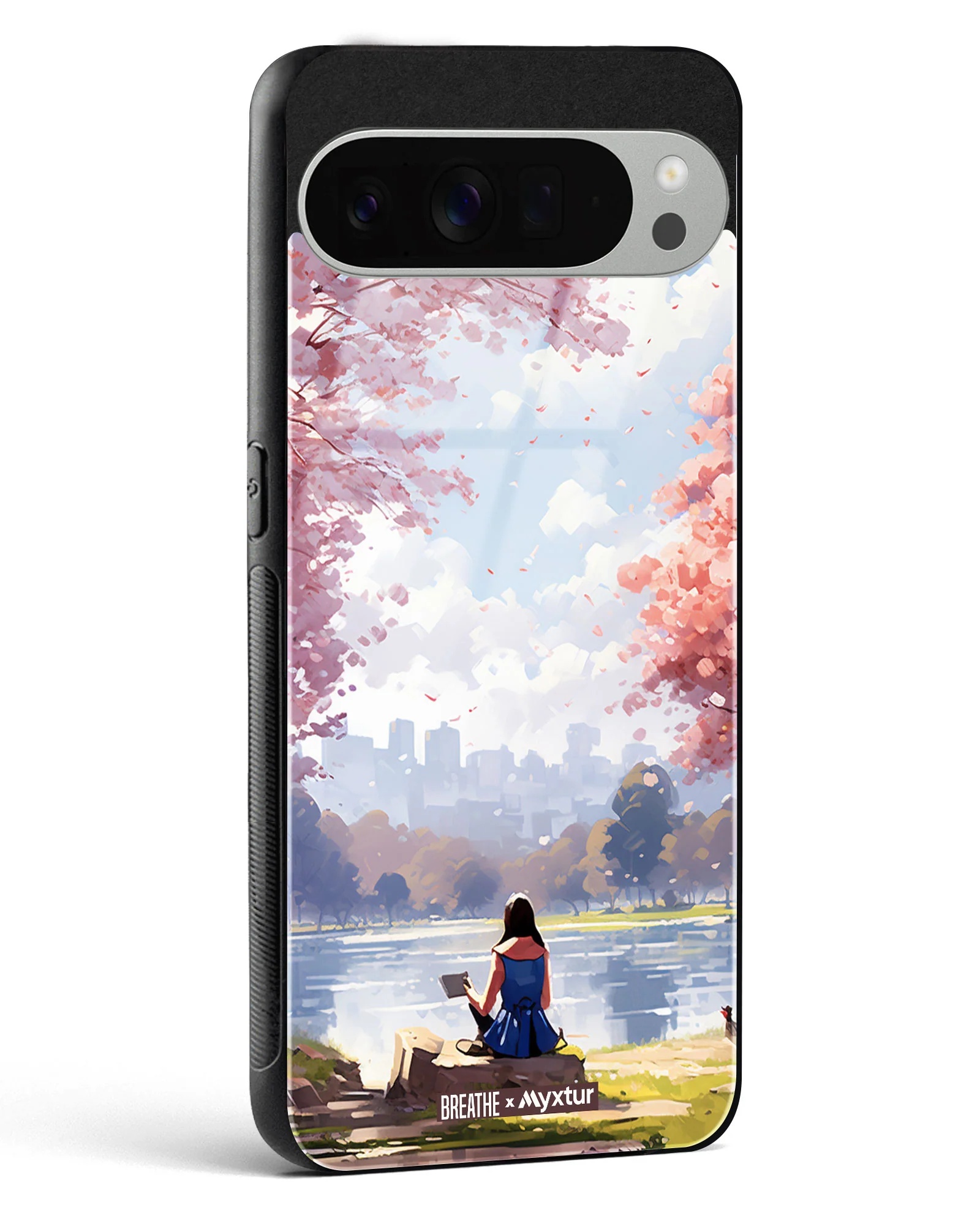 Tranquil Tales by the Stream [BREATHE] Glass Case Phone Cover (Google) - Image 6