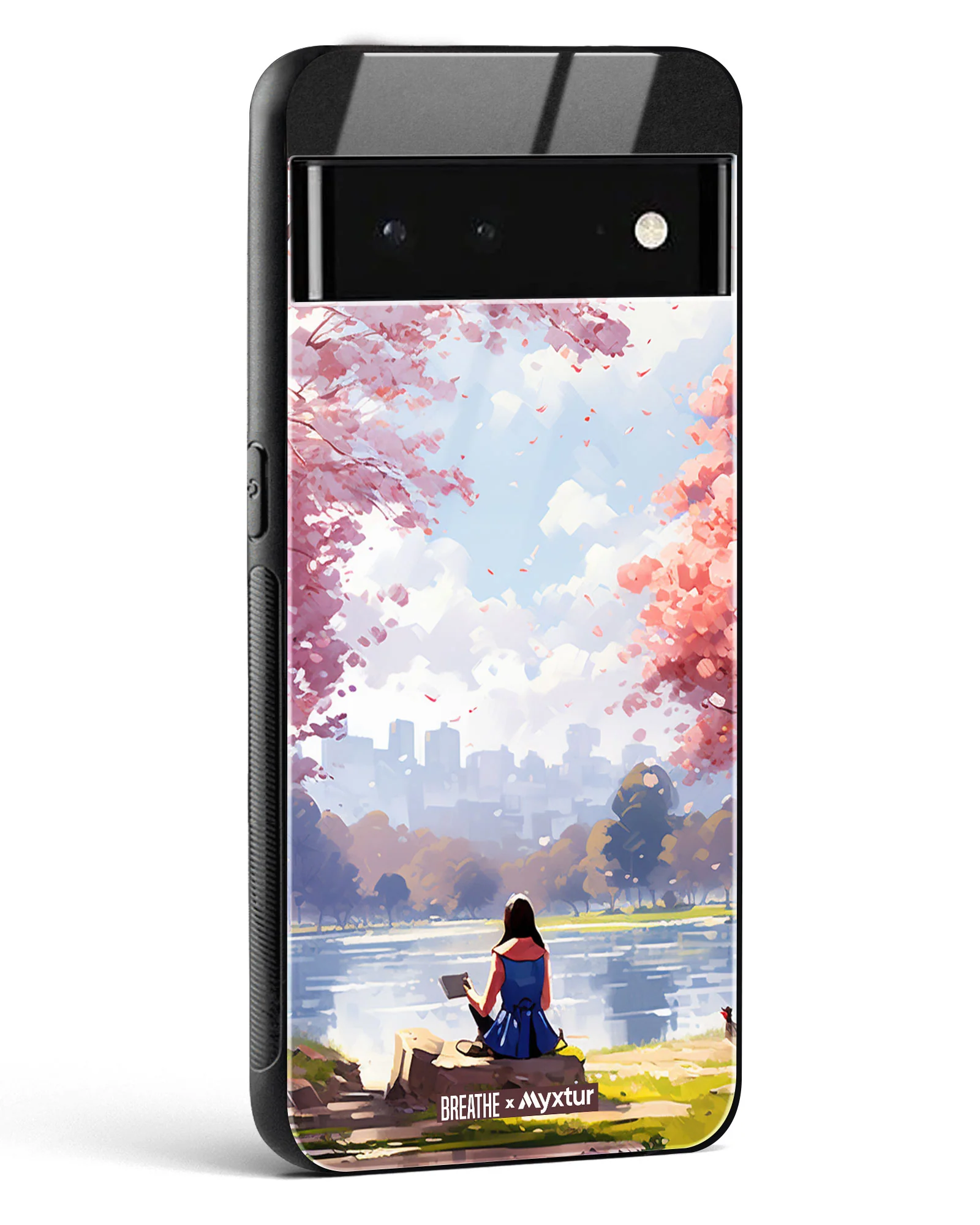 Tranquil Tales by the Stream [BREATHE] Glass Case Phone Cover (Google) - Image 8