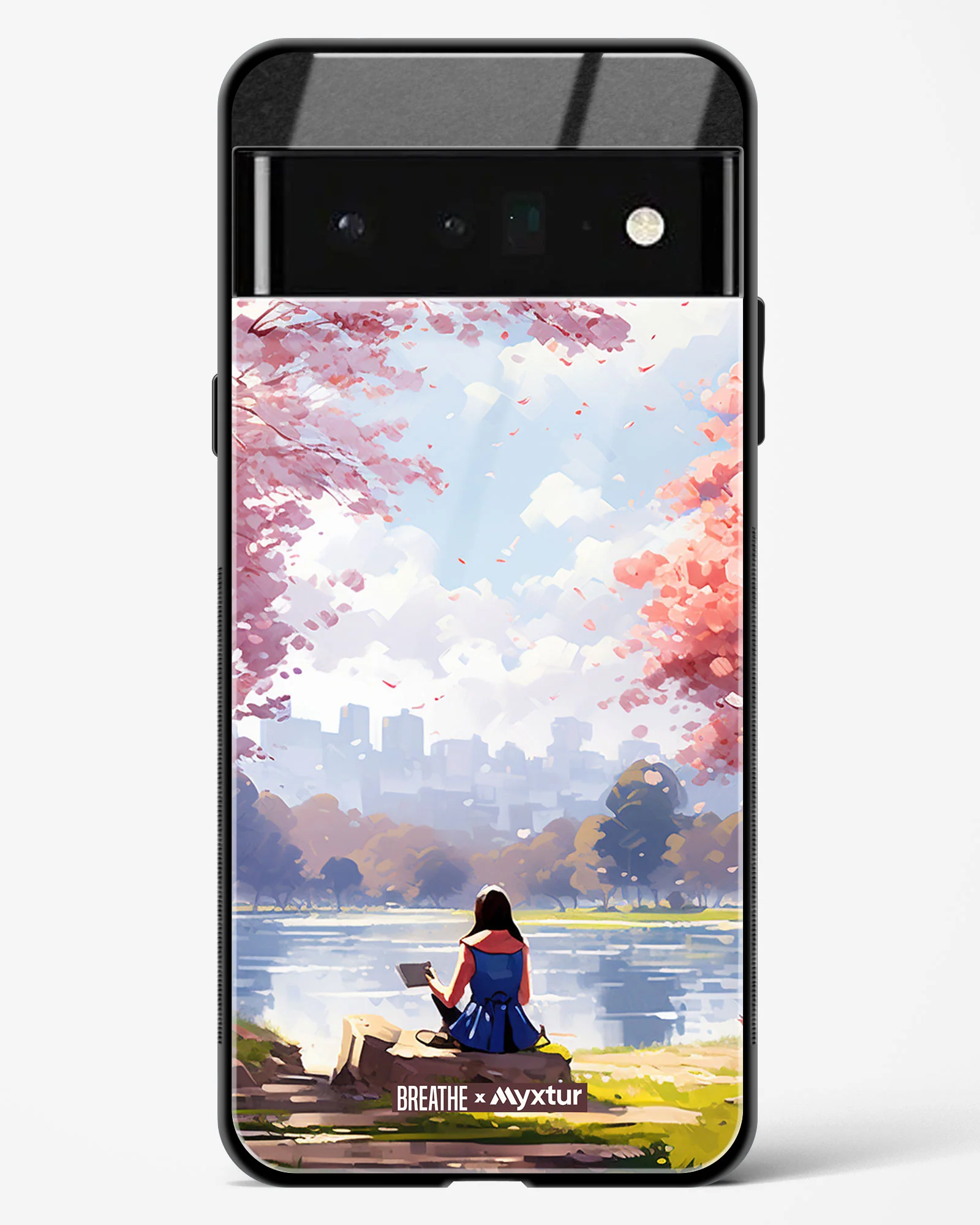 Tranquil Tales by the Stream [BREATHE] Glass Case Phone Cover (Google) - Image 9