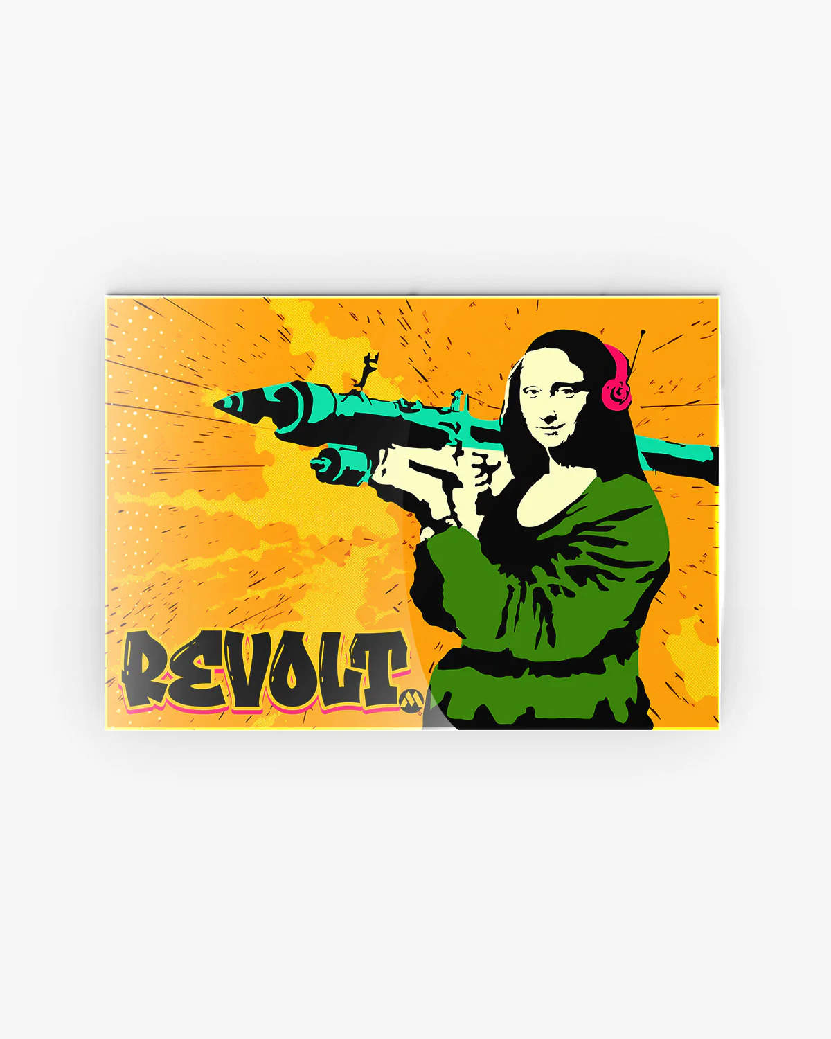 When Mona Lisa Revolts Metal-Poster - Image 11