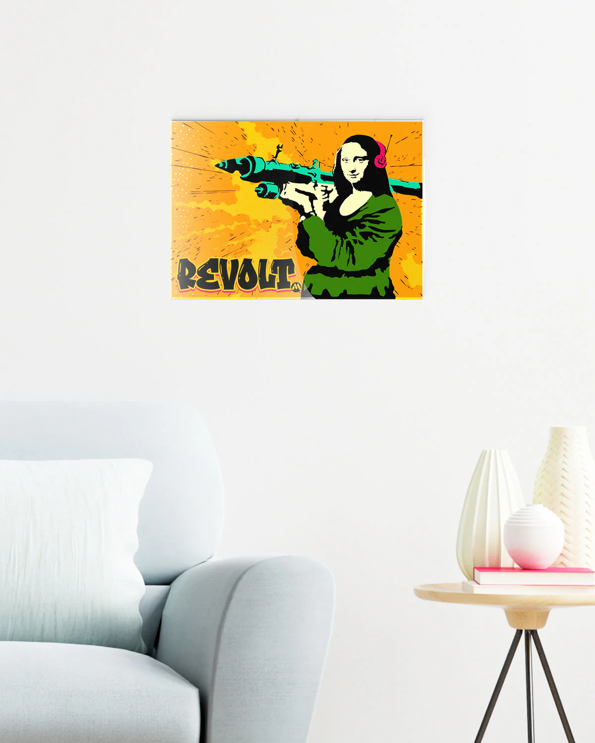 When Mona Lisa Revolts Metal-Poster - Image 12