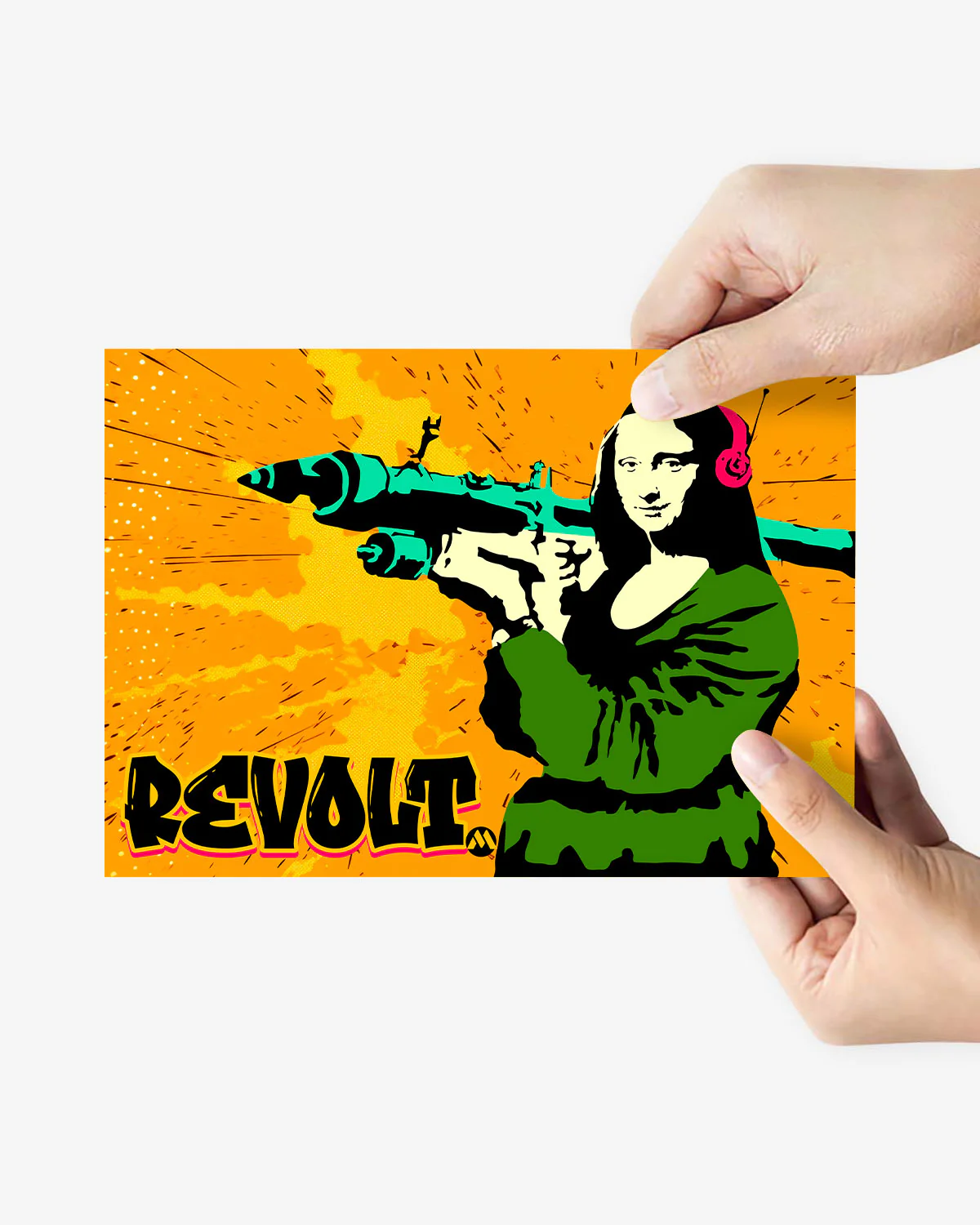 When Mona Lisa Revolts Metal-Poster - Image 13