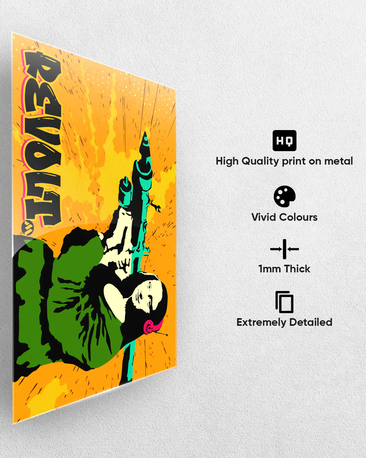 When Mona Lisa Revolts Metal-Poster - Image 14