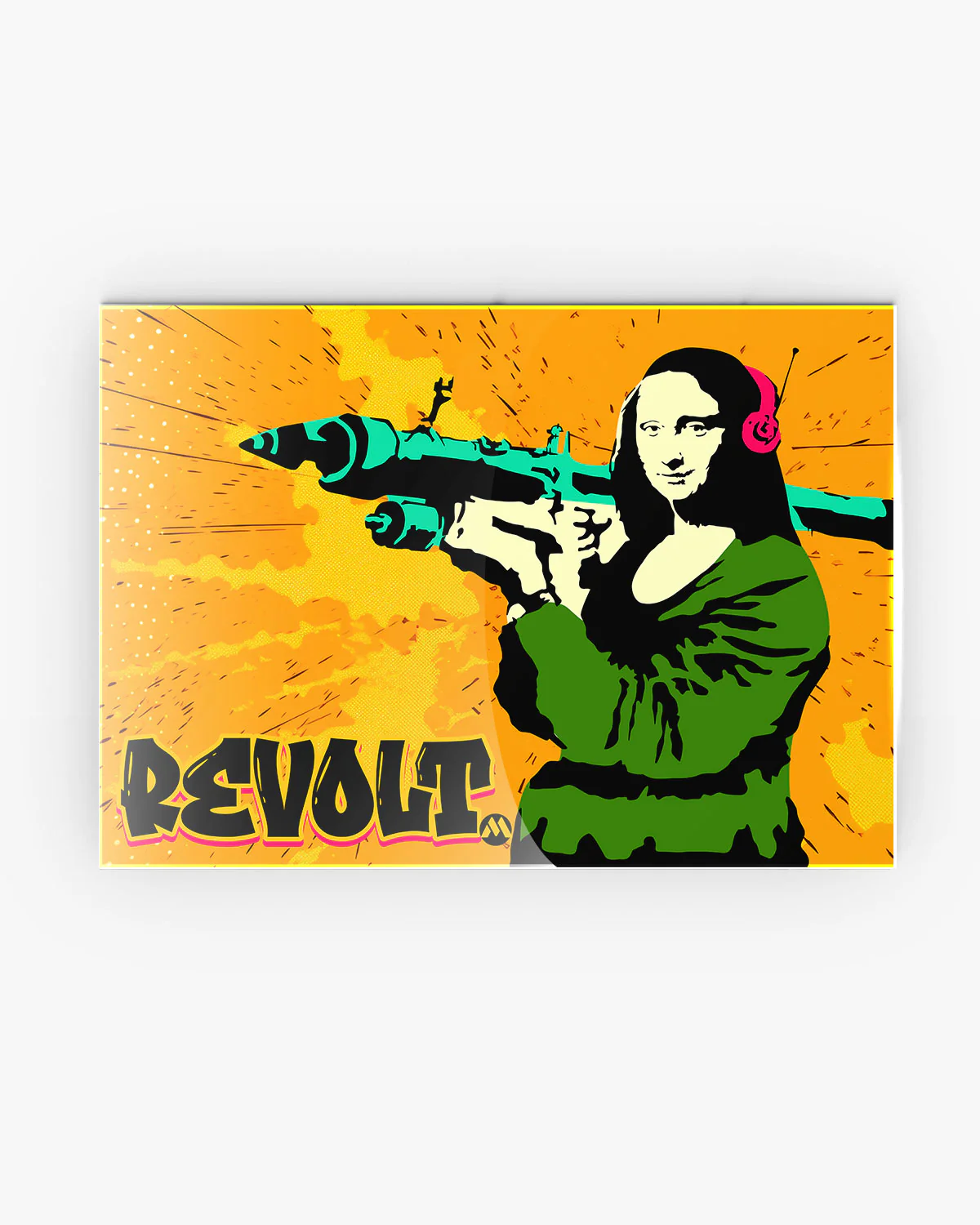 When Mona Lisa Revolts Metal-Poster - Image 6