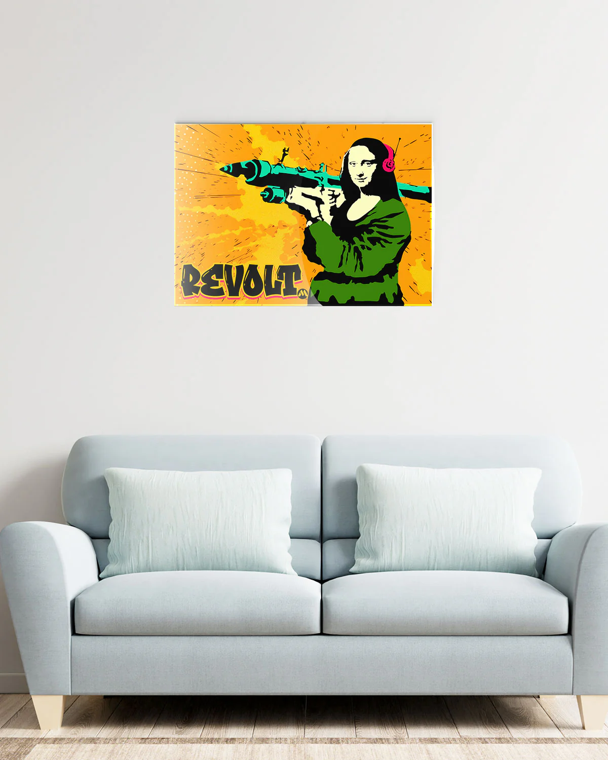 When Mona Lisa Revolts Metal-Poster - Image 7