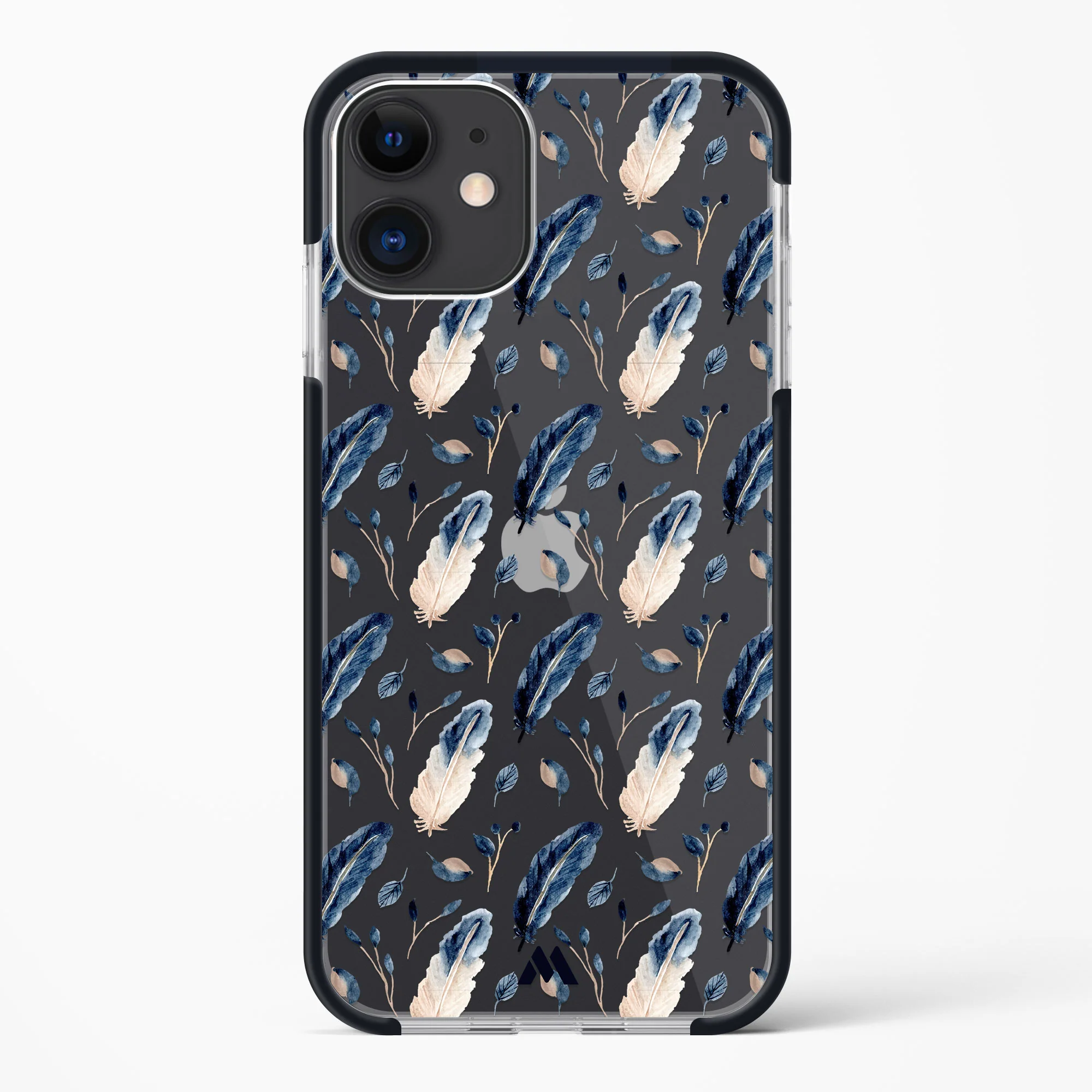 Painted Willow Bird Feathers Impact Drop Protection Case (Apple) - Image 3