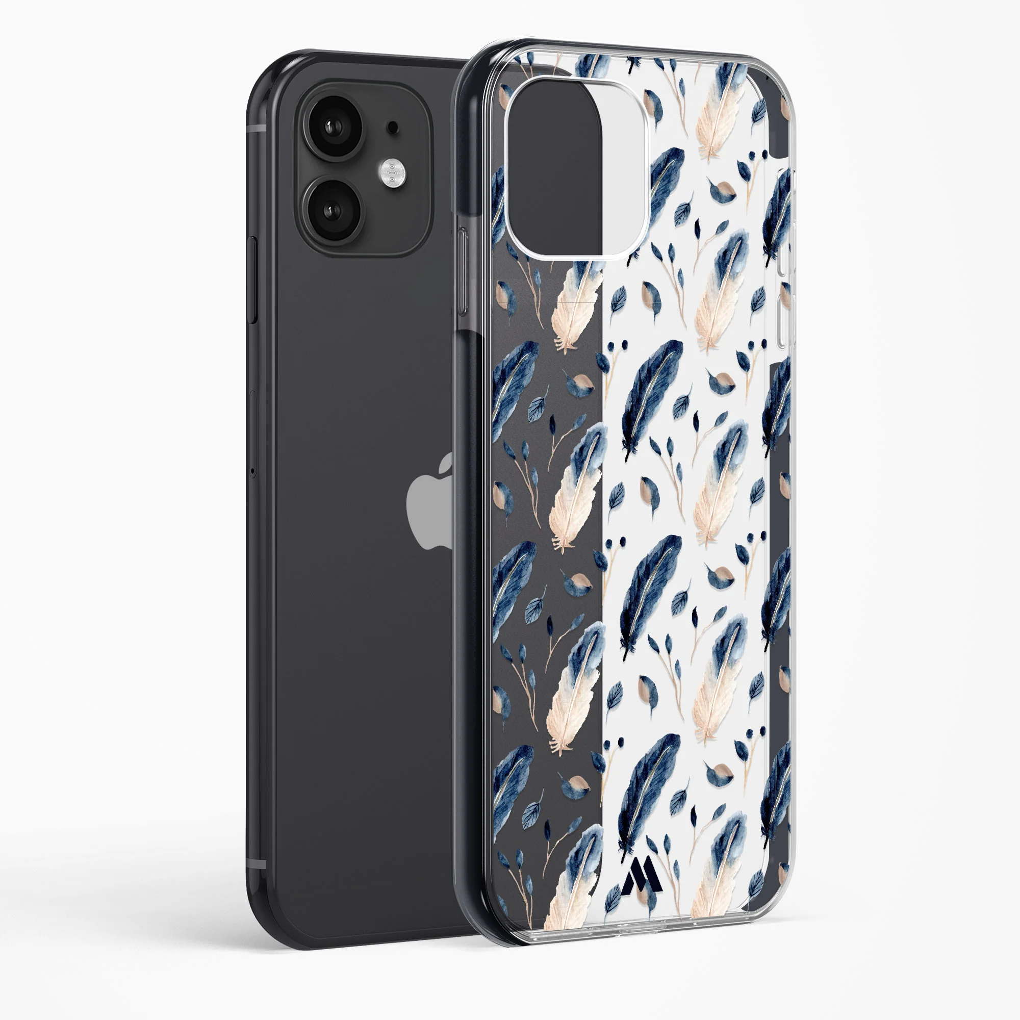 Painted Willow Bird Feathers Impact Drop Protection Case (Apple) - Image 4