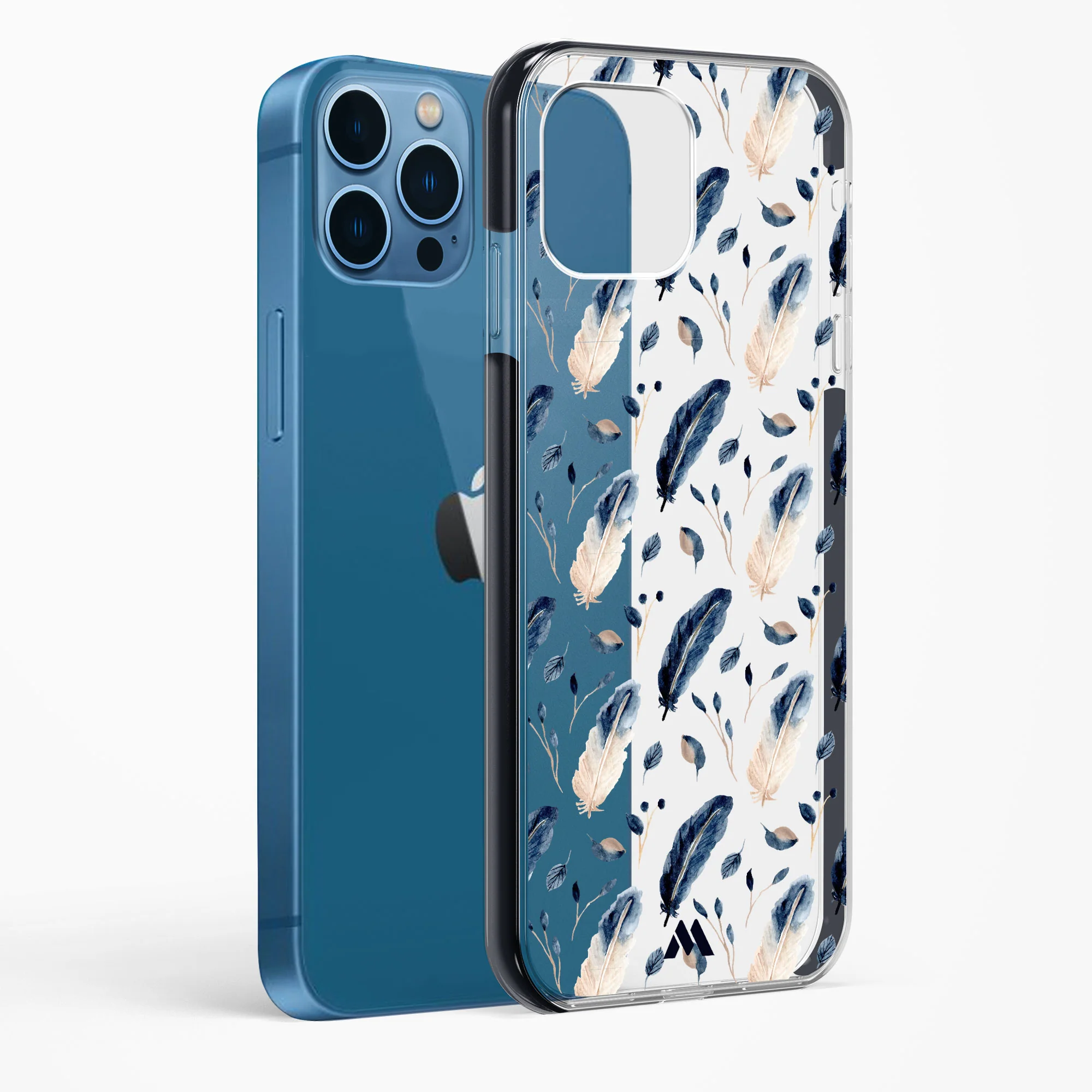 Painted Willow Bird Feathers Impact Drop Protection Case (Apple) - Image 44