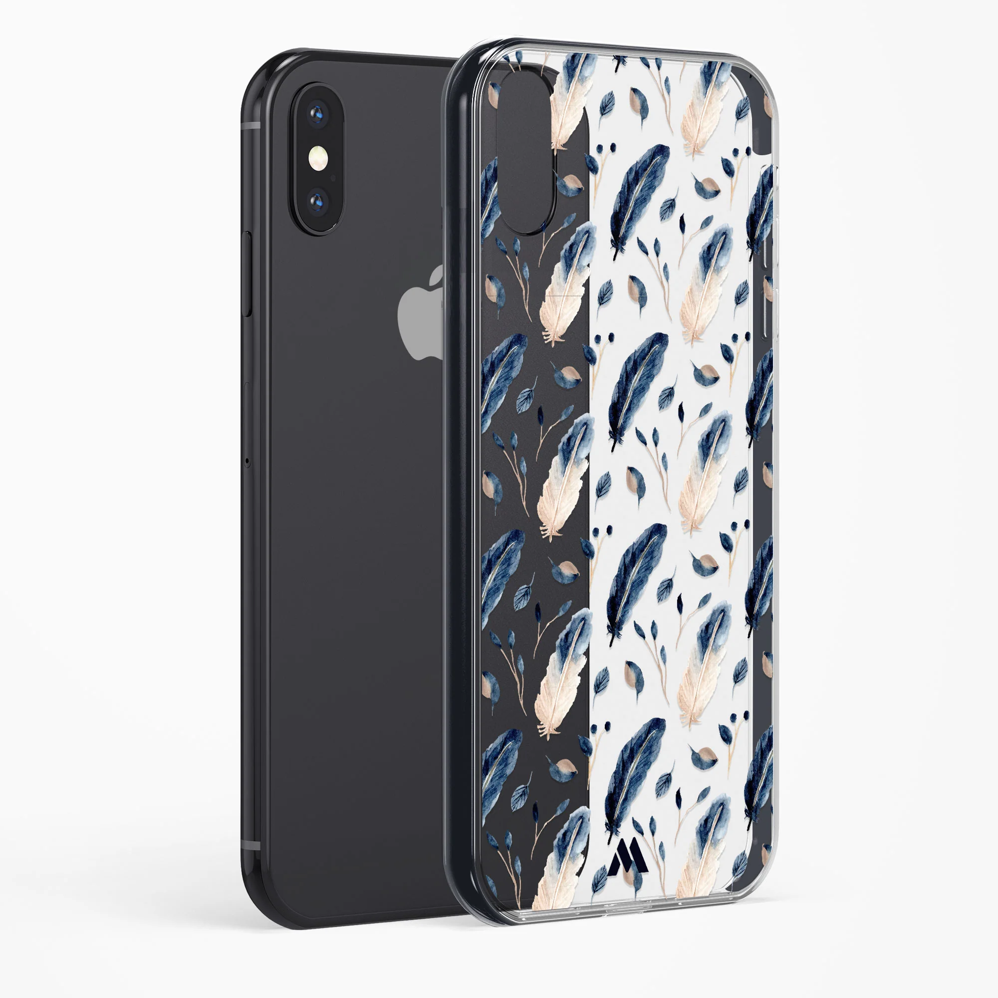 Painted Willow Bird Feathers Impact Drop Protection Case (Apple) - Image 80