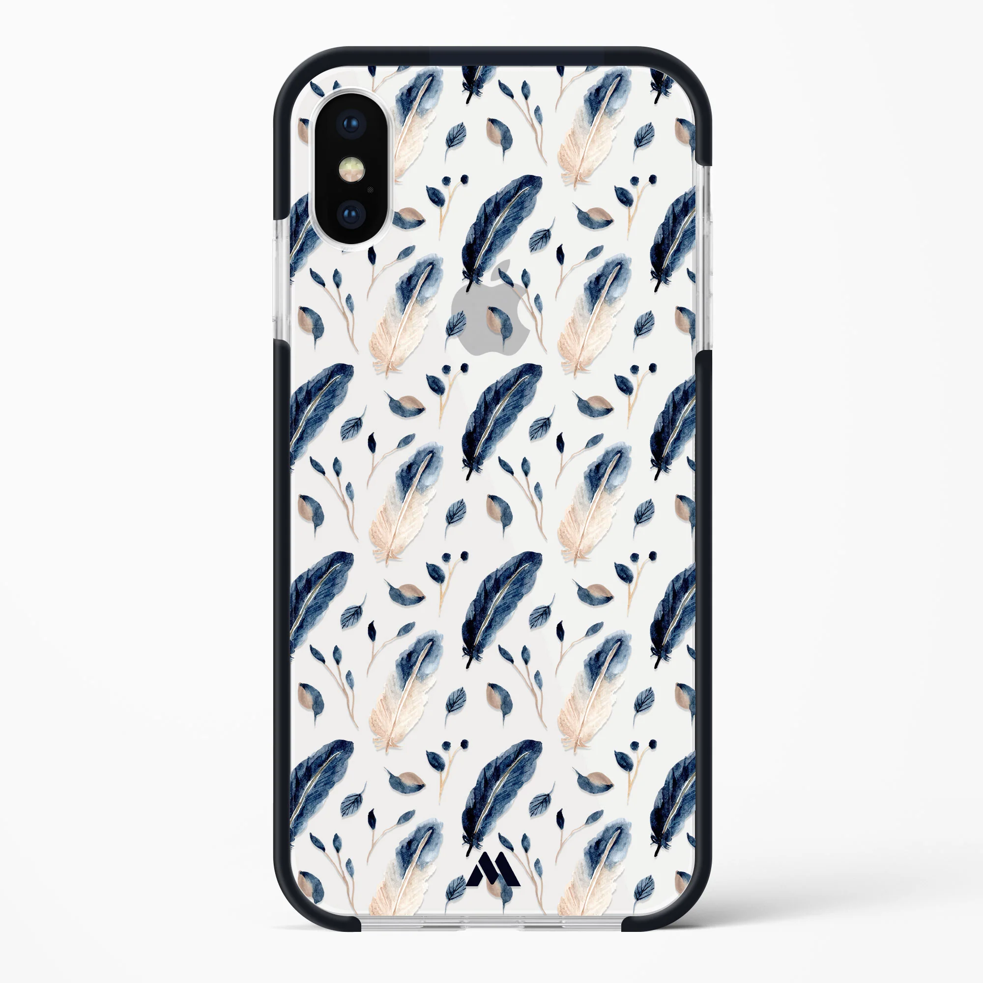 Painted Willow Bird Feathers Impact Drop Protection Case (Apple) - Image 85