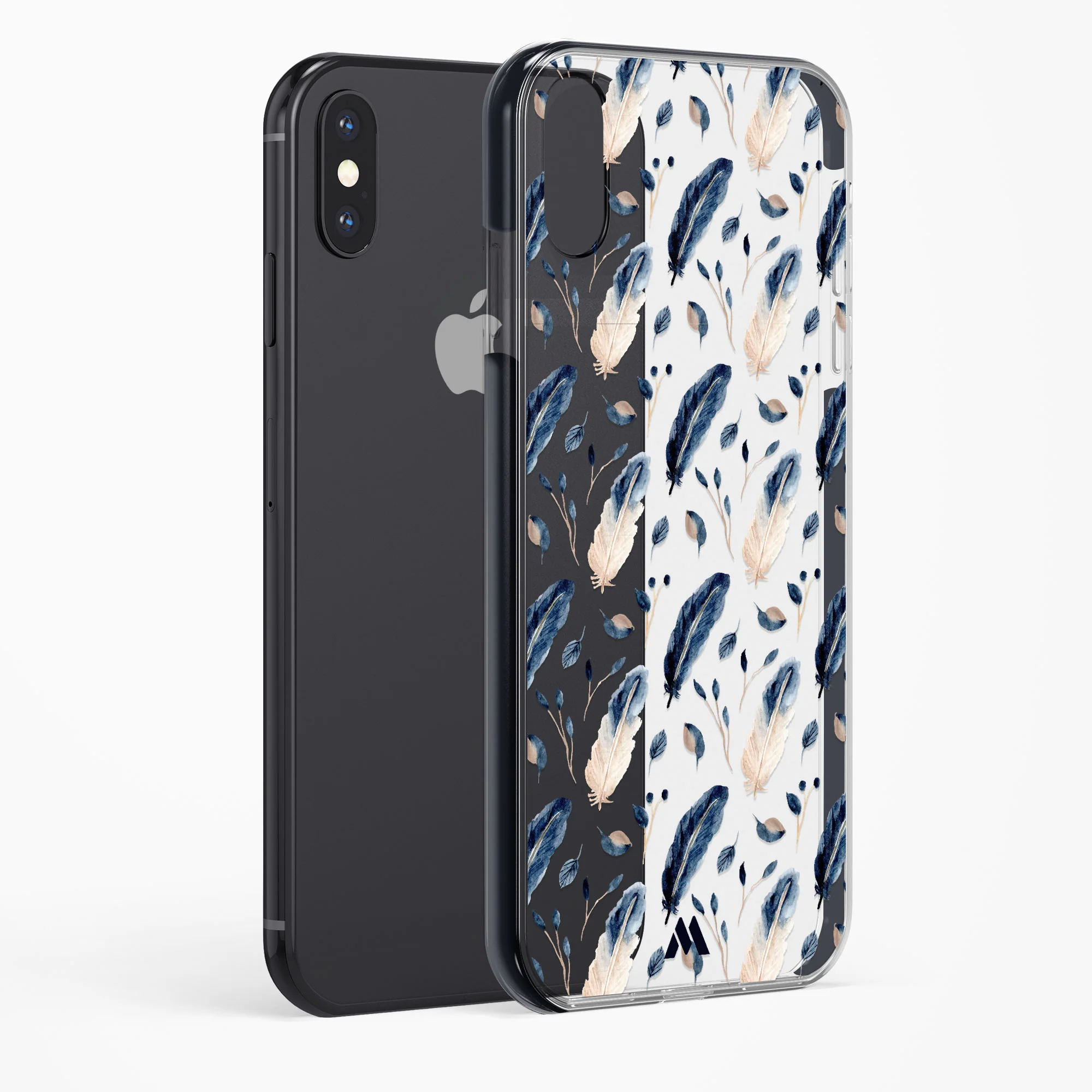 Painted Willow Bird Feathers Impact Drop Protection Case (Apple) - Image 88